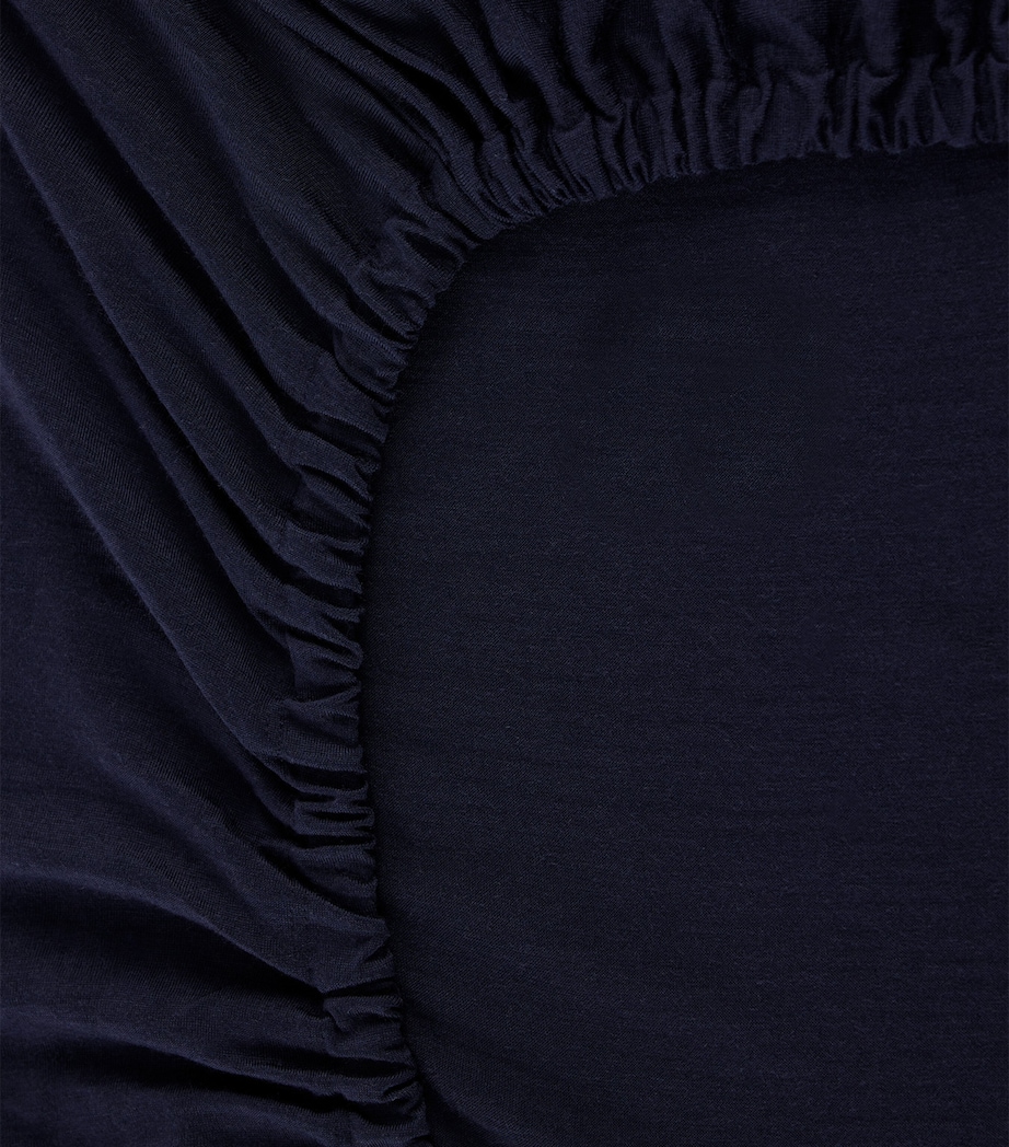 Merino Jersey King Fitted Sheet (150cm x 200cm) ARABIAN NIGHT SKY Image 2