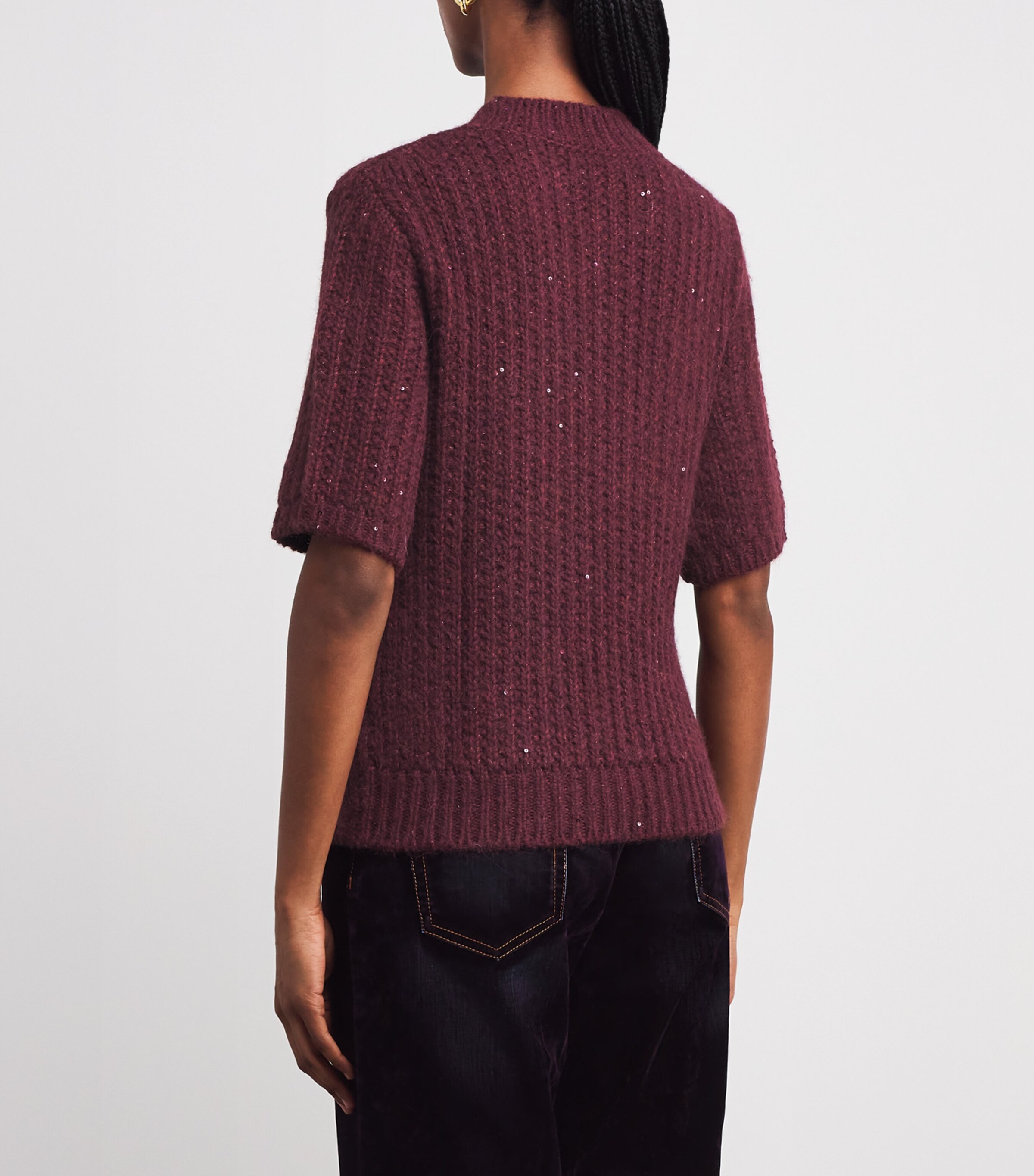 Wool-Blend Sequin Sweater MOSTO Image 4