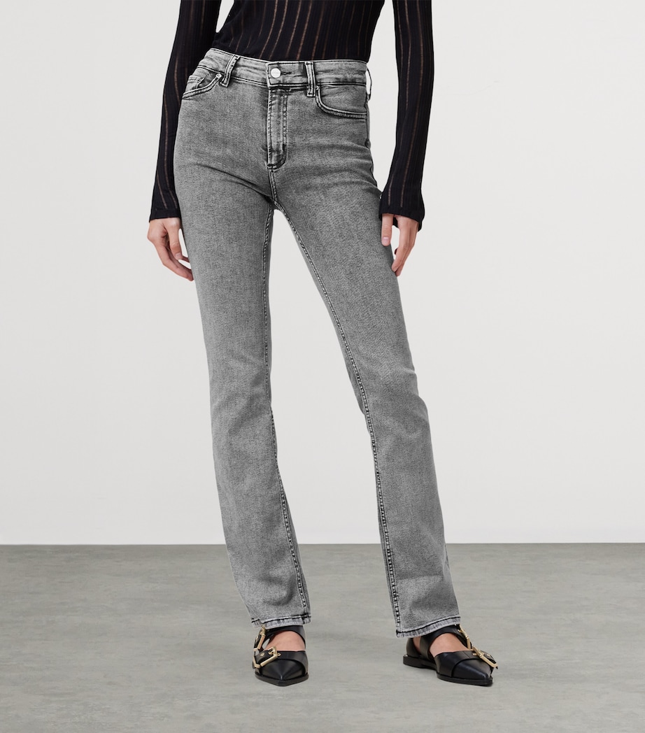 Haldan Bootcut Jeans WASHED GREY Image 5