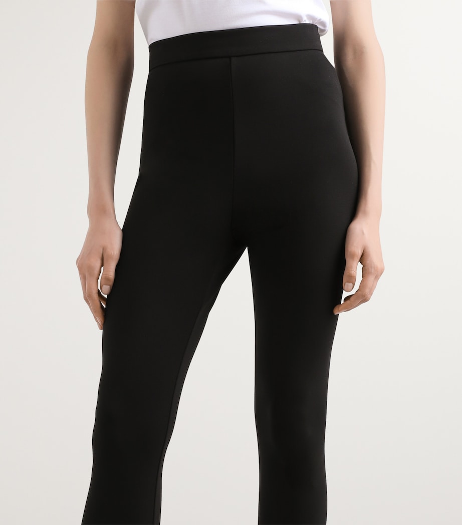 Silk Skinny Trousers N0000-BLACK Image 3