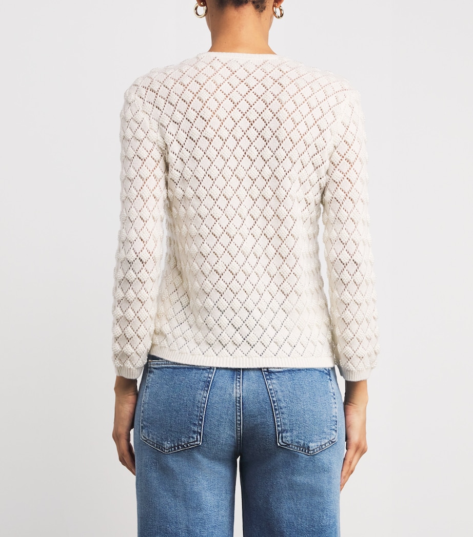 Cashmere The Pearl Sweater CREAM Image 4