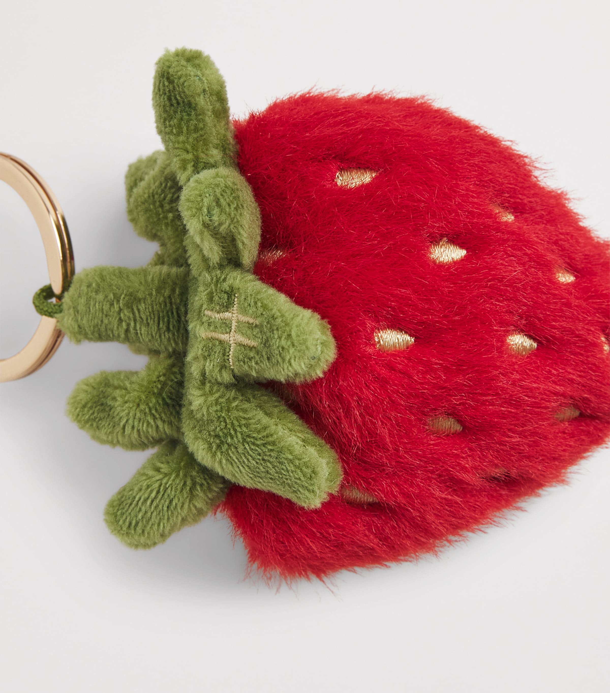 Harrods Strawberry Plush Keyring Image 2