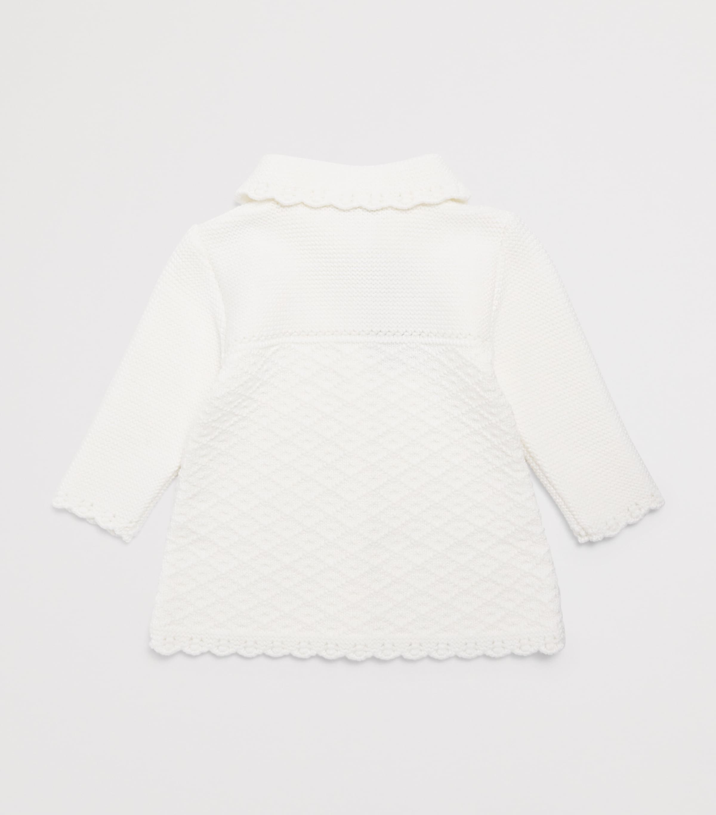 Paz Rodriguez Knitted Coat (1-36 Months) Cream Image 2