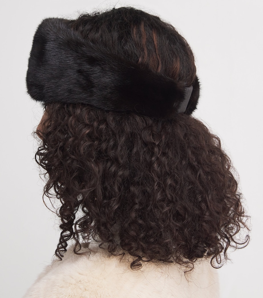 Mink Fur Headband MAHO Image 3