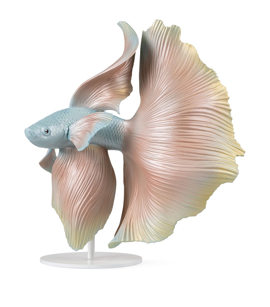 Porcelain Betta Fish Right Ornament NO COLOUR Image 1