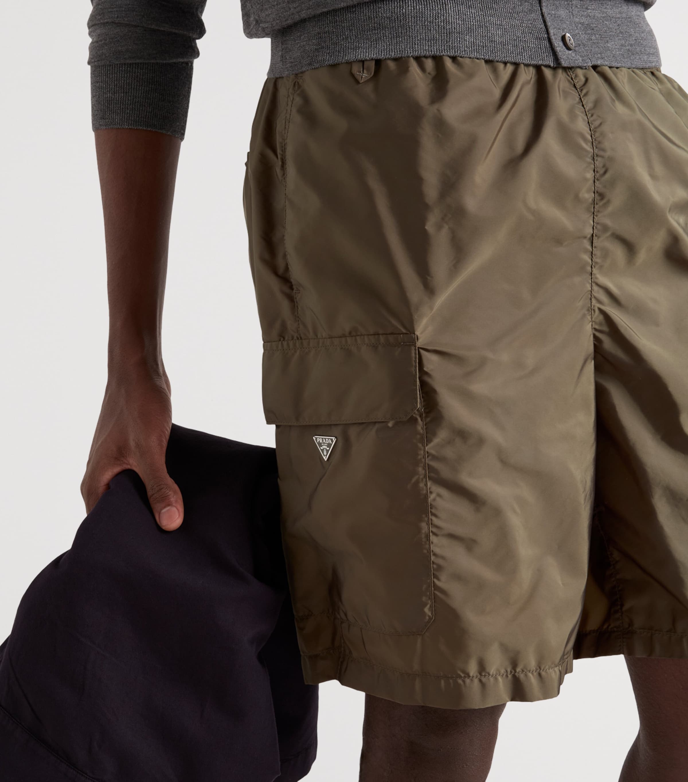 Prada Mens Re-Nylon Swim Shorts Image 5