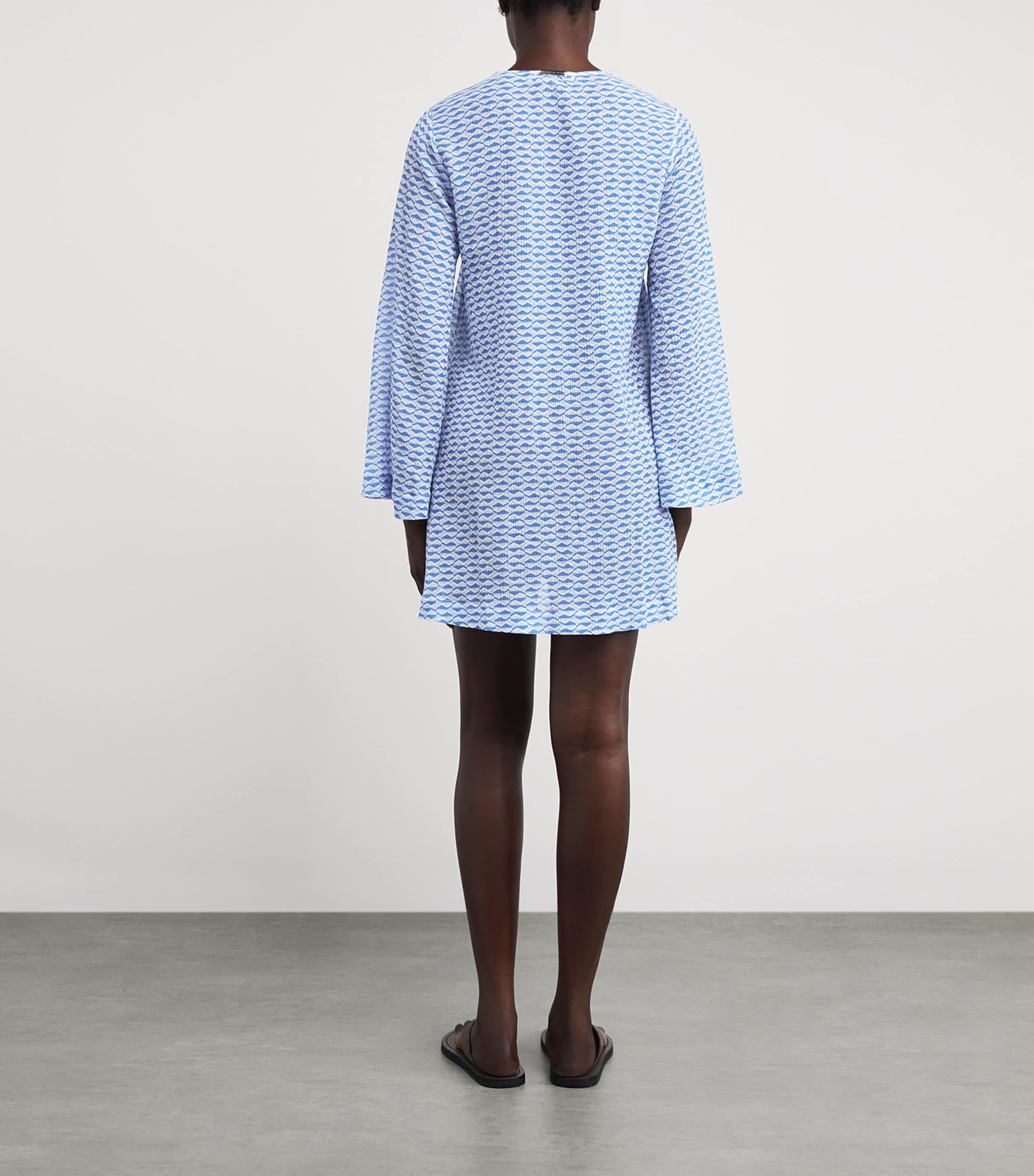 Cotton-Silk Tinos Kaftan PRT-PRT/COTTON-SILK Image 3