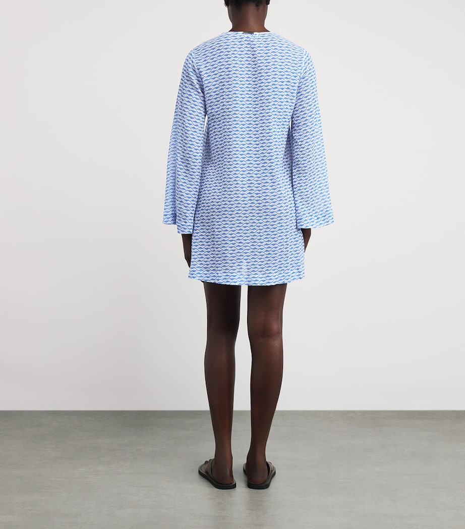 Cotton-Silk Tinos Kaftan PRT-PRT/COTTON-SILK Image 3