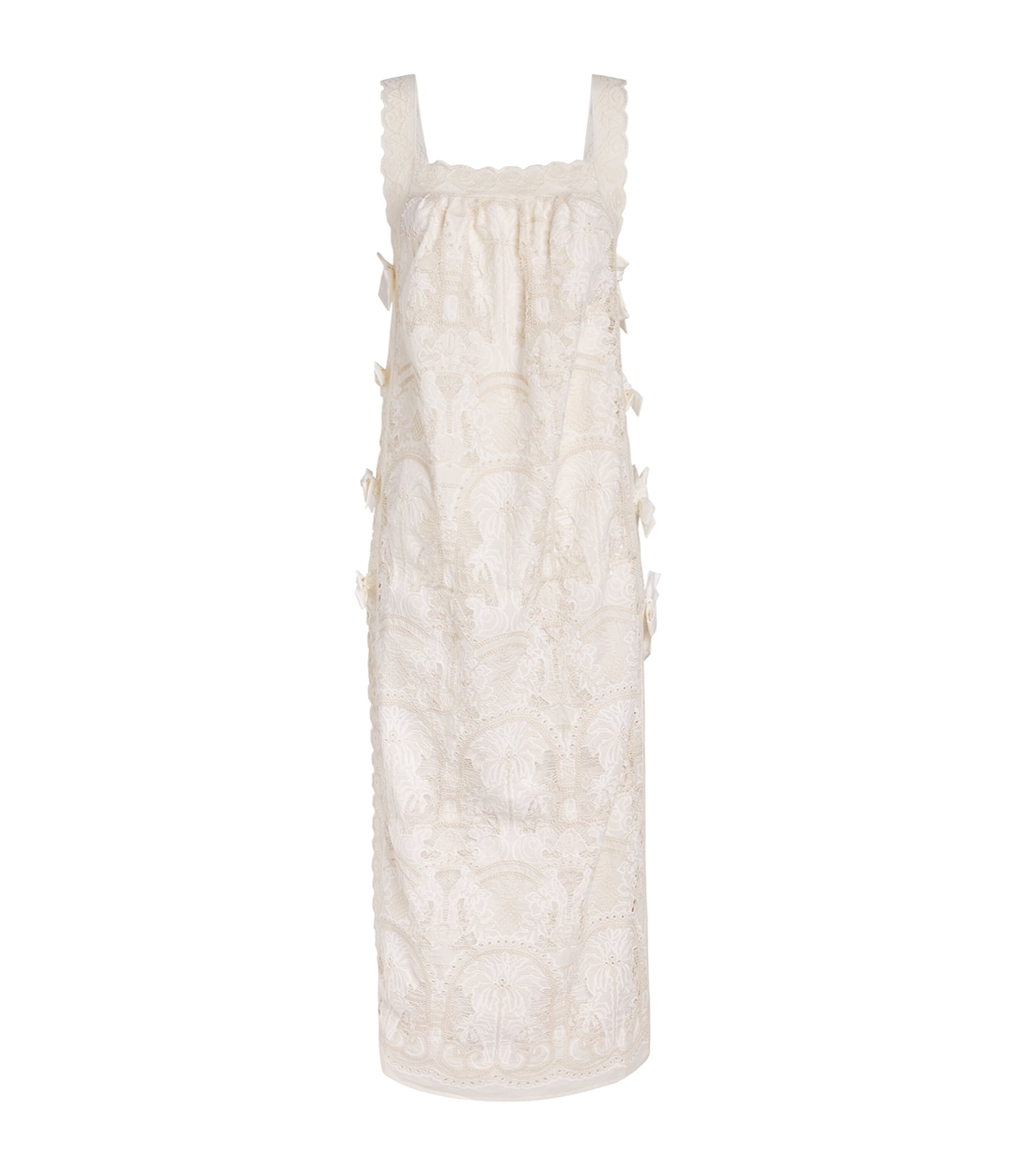 Loretta Caponi Womens Cotton Fiocchini Nightdress Isola Bella Image 1