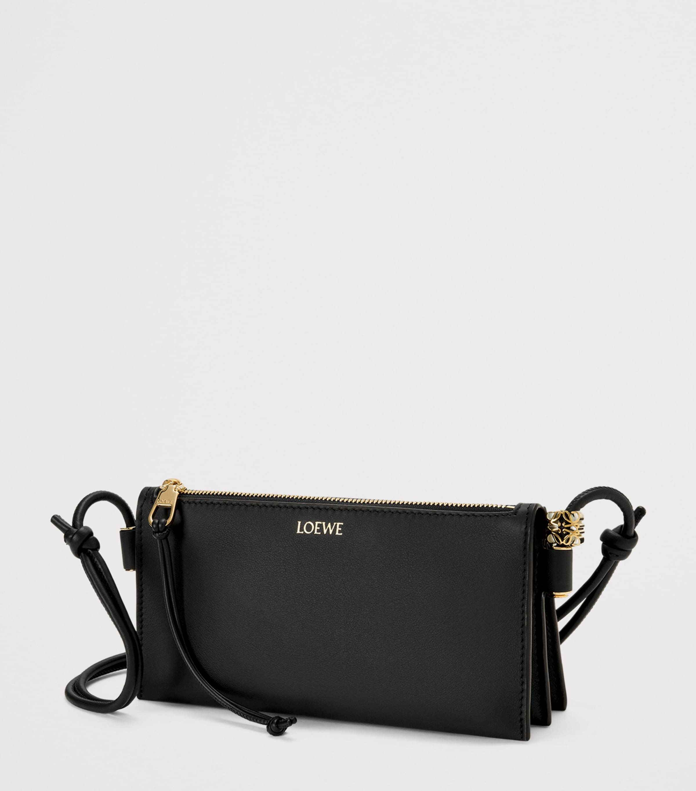 Leather Joya Pouch BLACK Image 3
