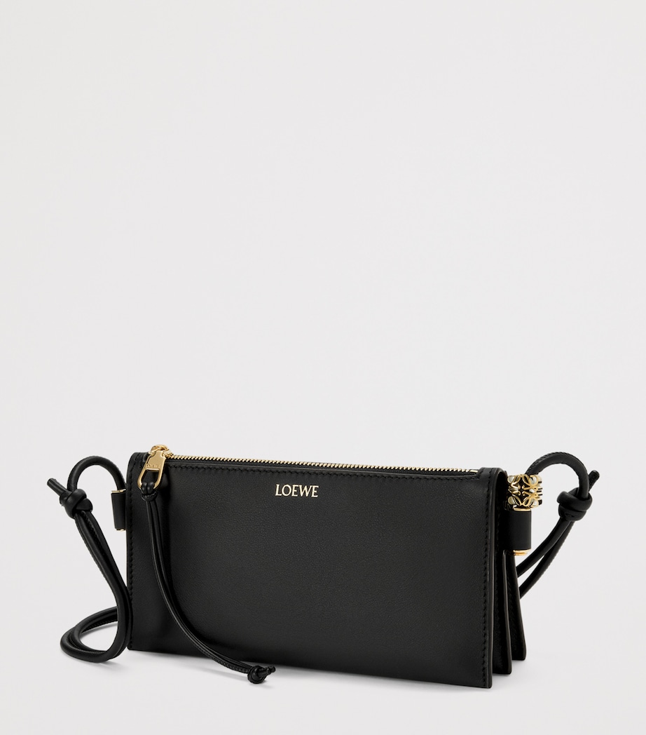 Leather Joya Pouch BLACK Image 3