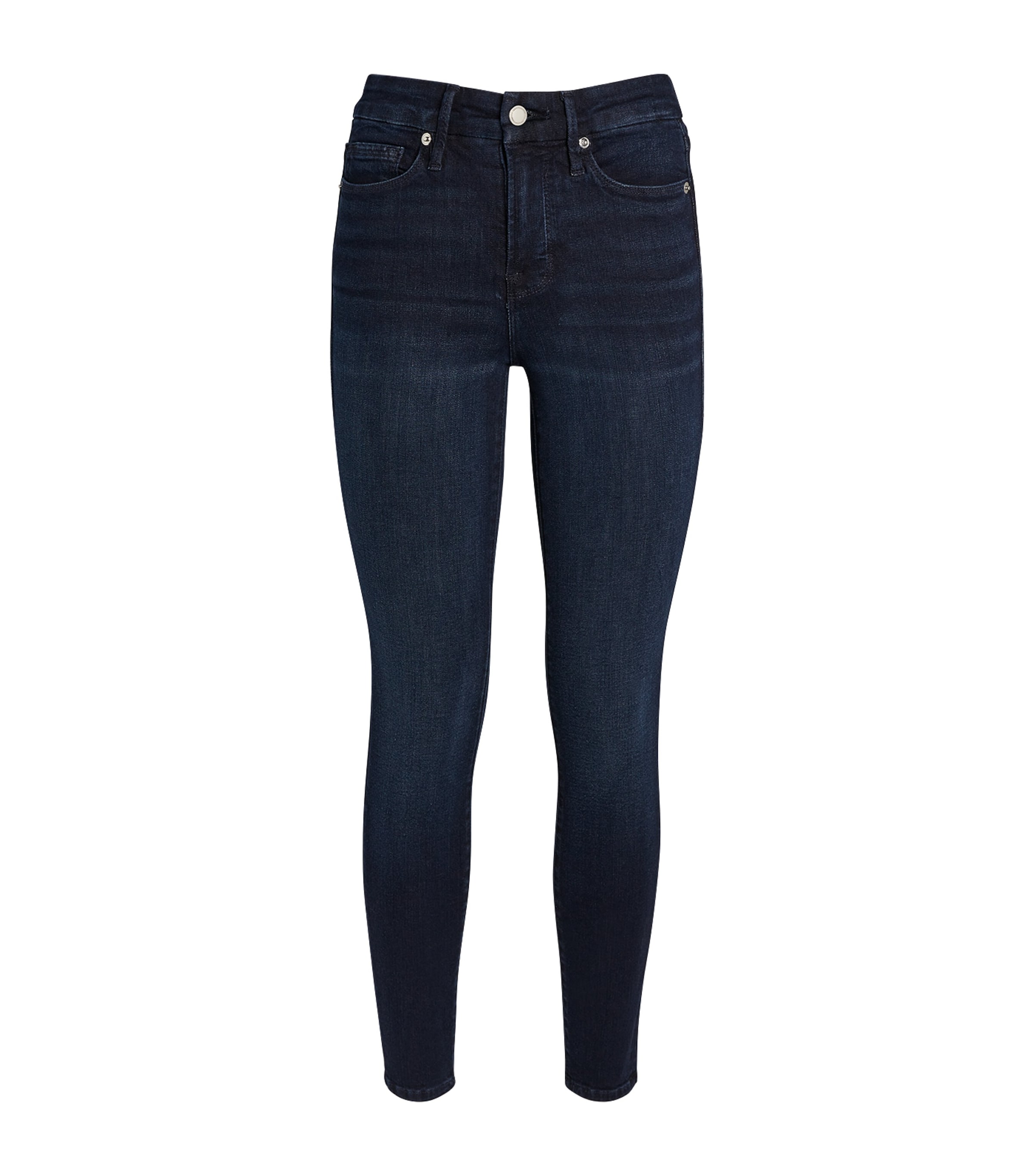 Shop Good American High-rise Good Legs Skinny Jeans In Blue