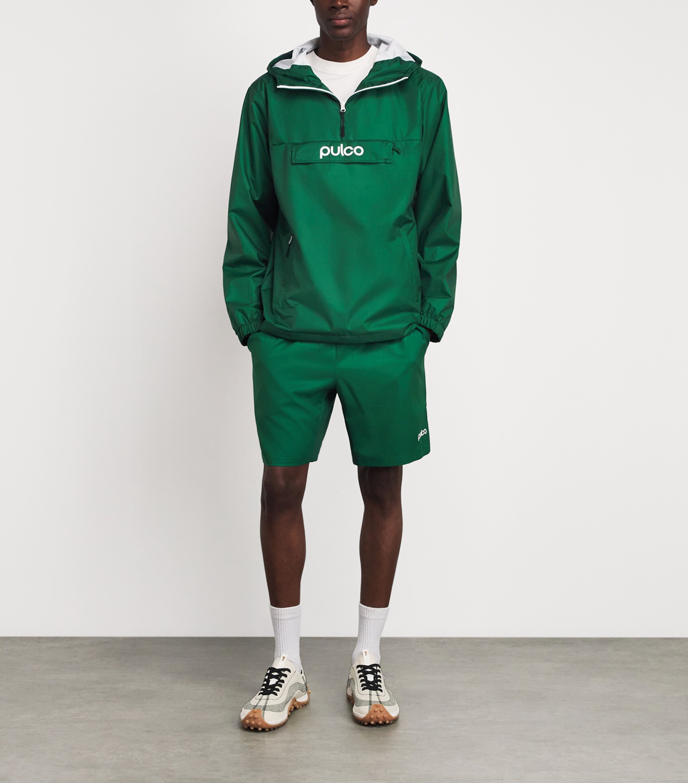 Pulco Studios Mens Cancun Shorts Court Green Image 2
