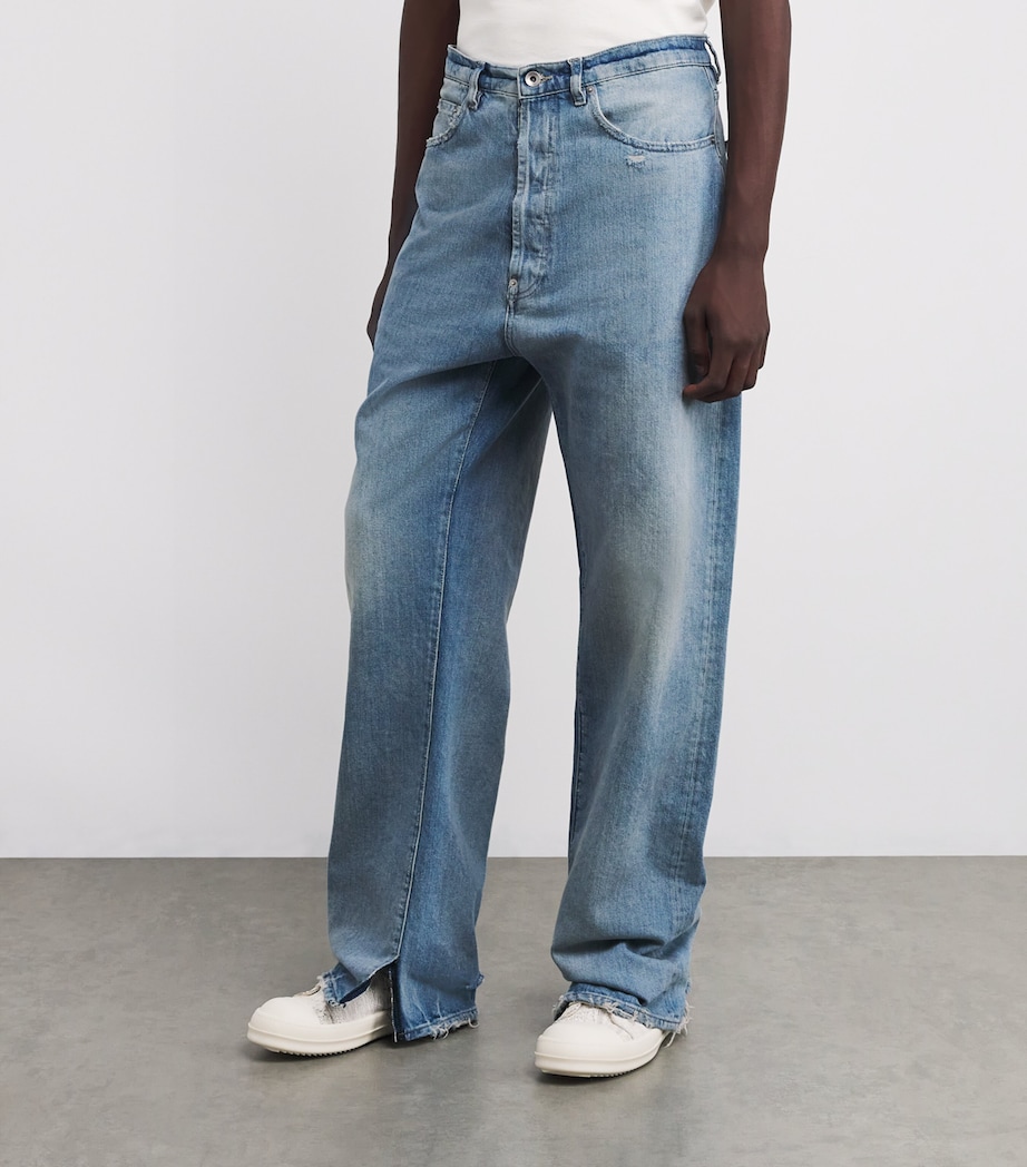 Maison Margiela Mens Straight Jeans Blue Image 3