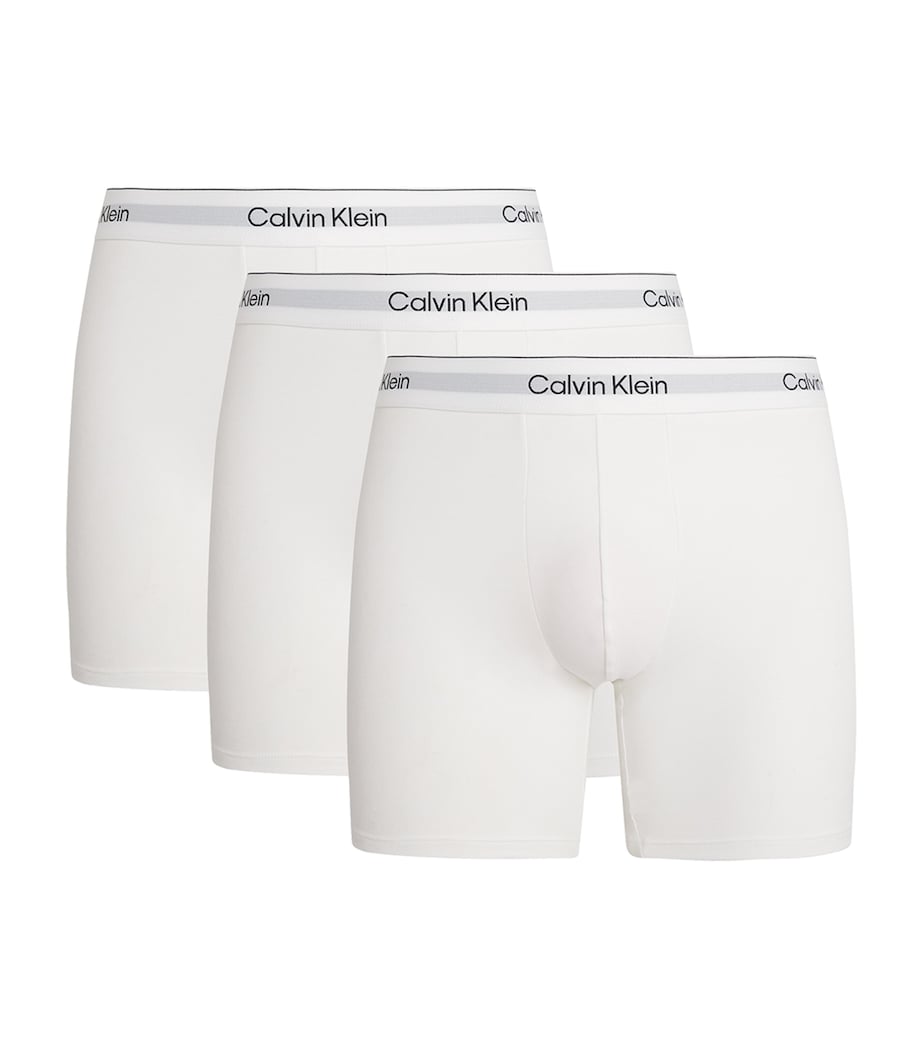 Stretch-Cotton Trunks (Pack of 3) 100-WHITE Image 1