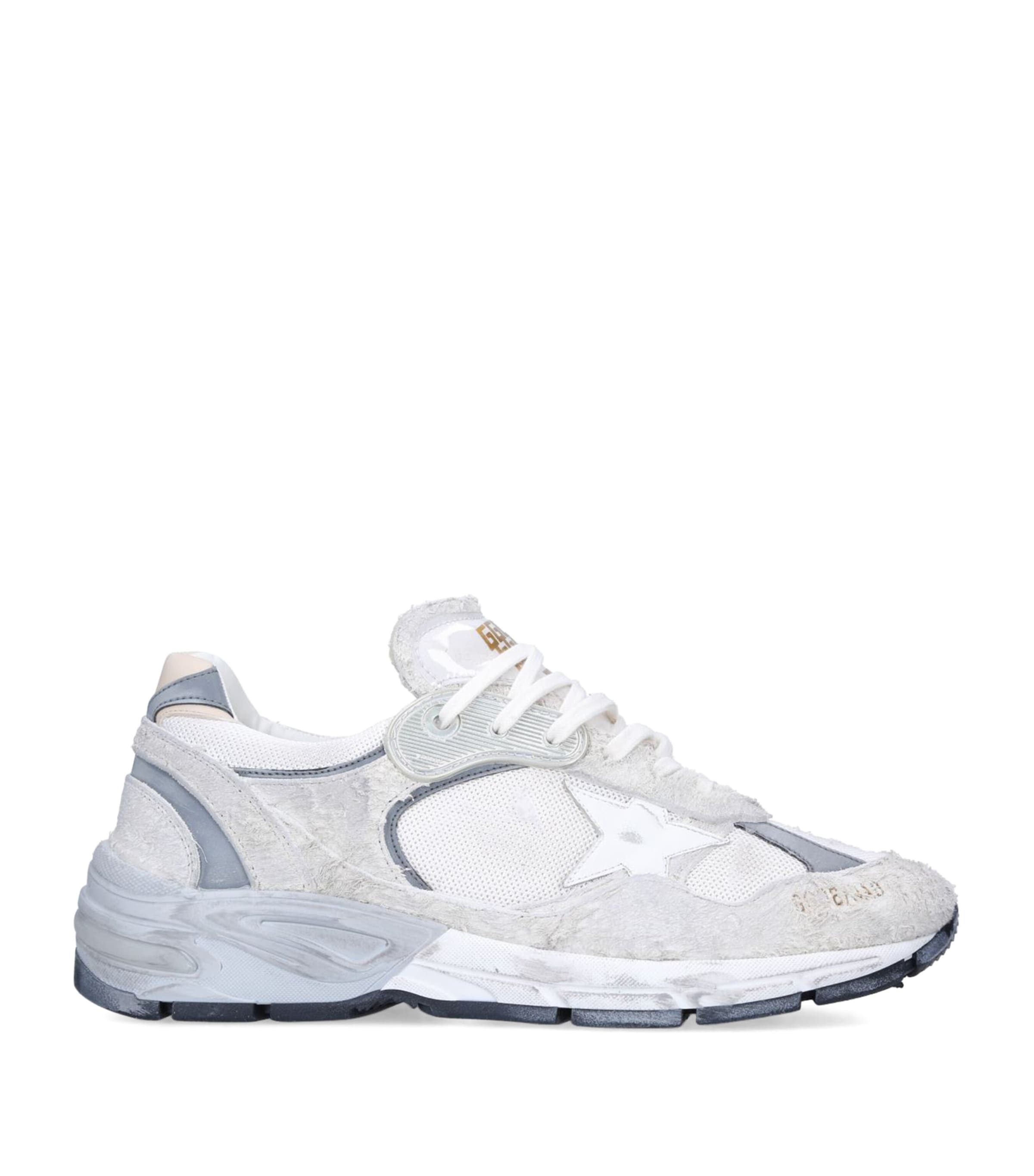 Golden Goose Leather Running Sole Sneakers In White