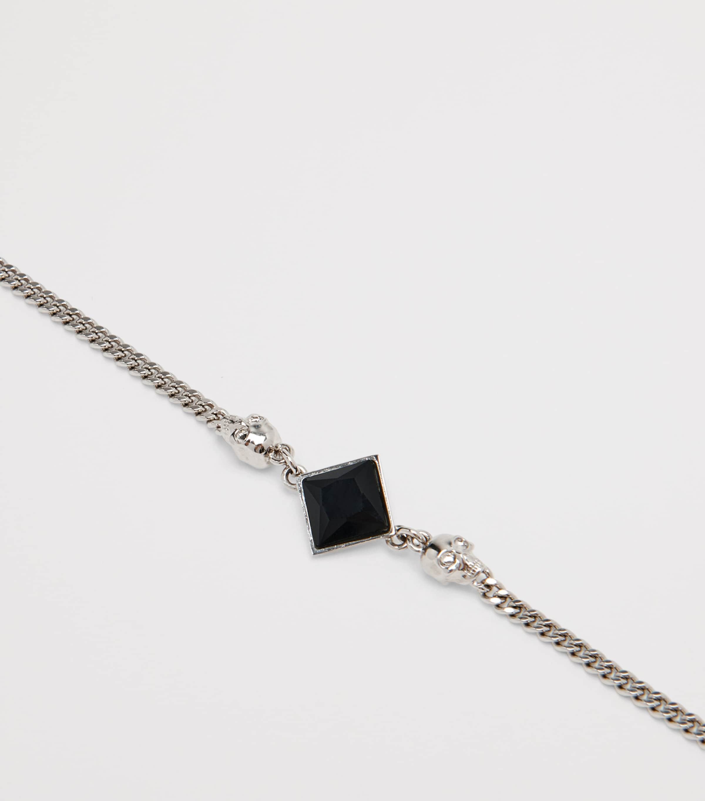 Embellished Twin Skull Bracelet 1112 Image 3