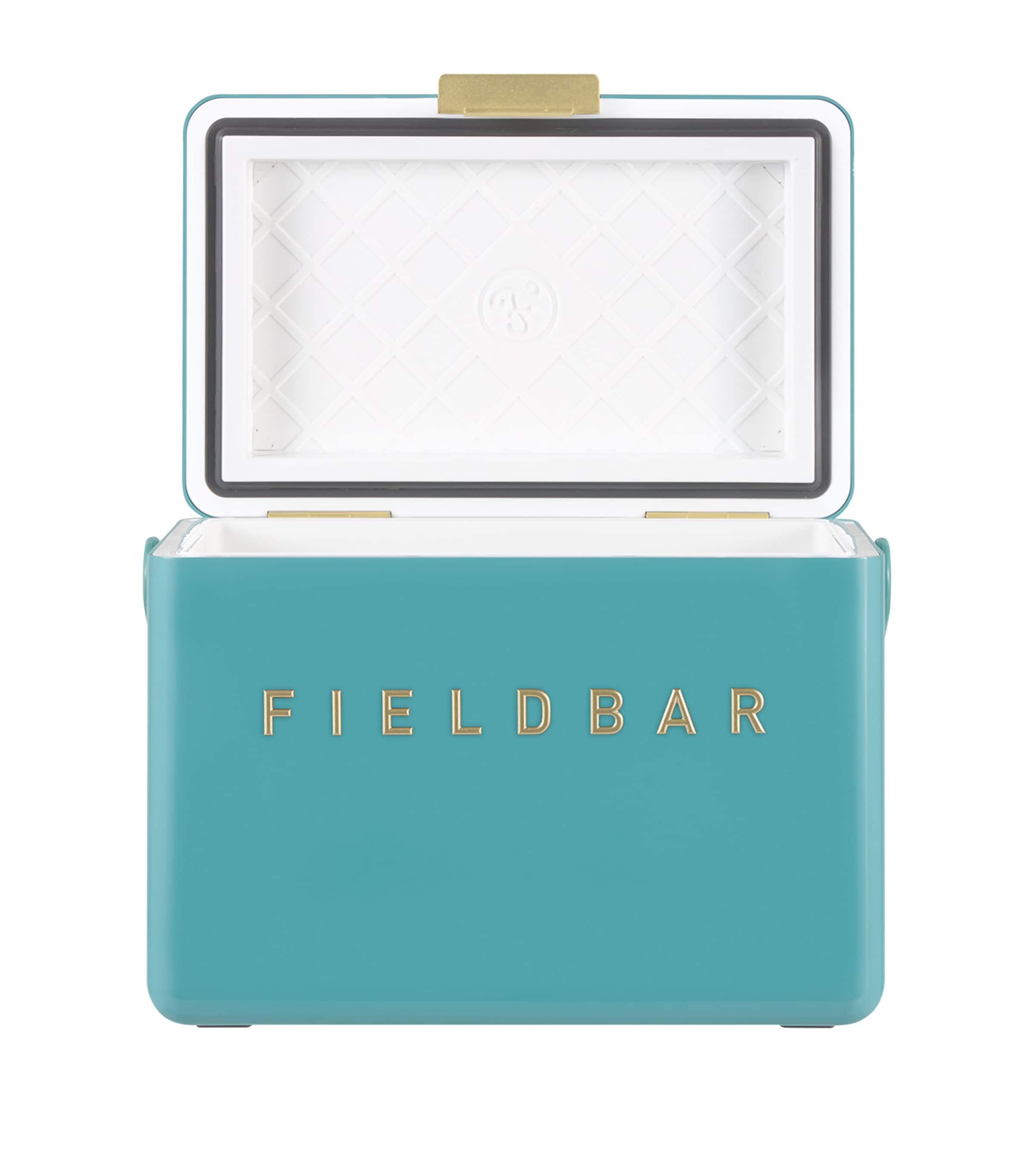 Mini Bar Cooler Box with Leather Sling (4L) BLUE Image 3