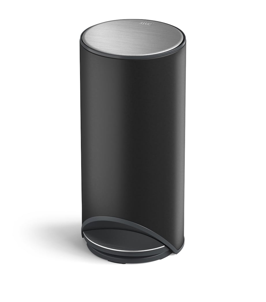 Large Easy-Push Arc Pedal Bin (30L) BLACK Image 1