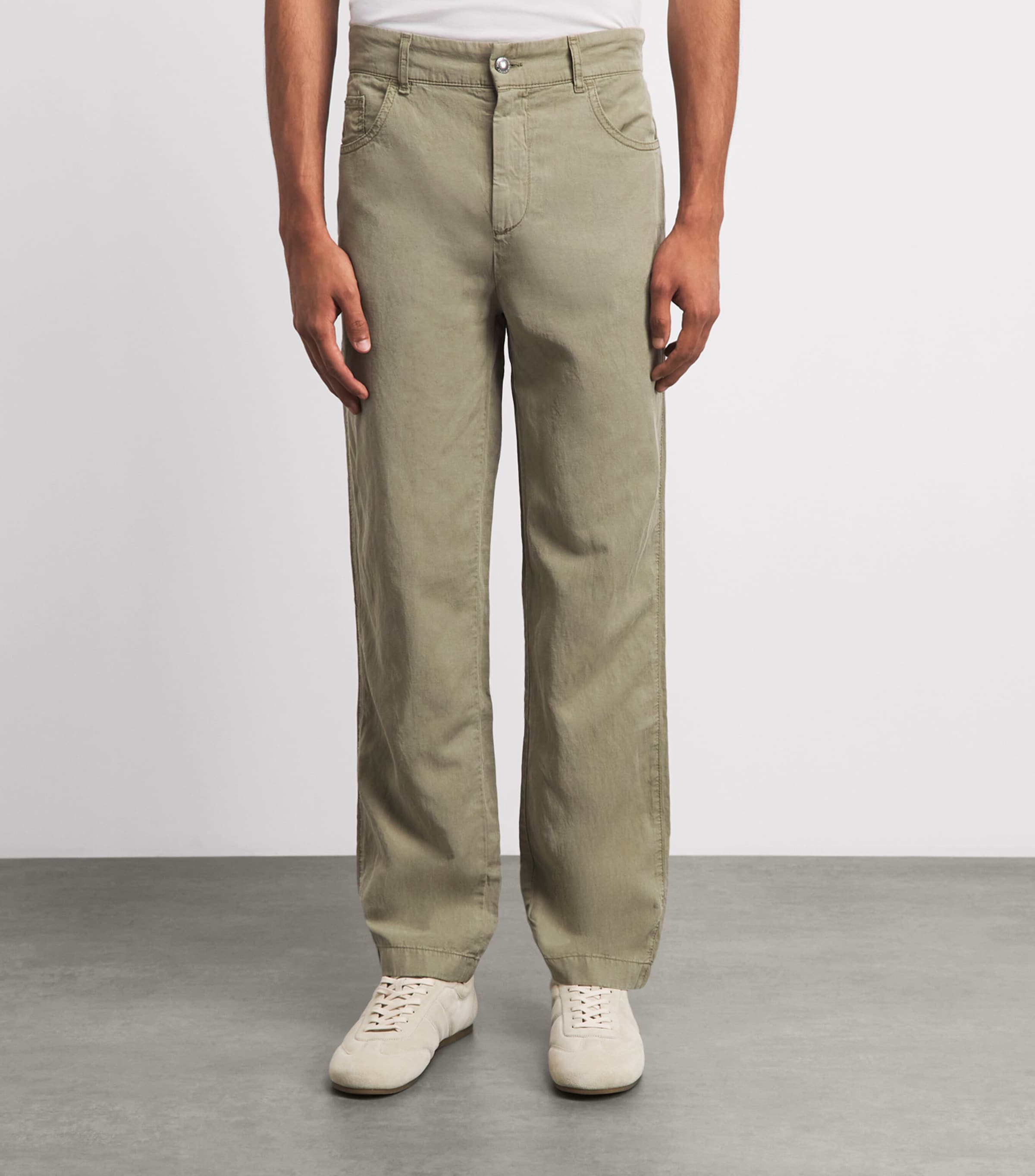 7 For All Mankind Mens Hybrid Joggers Green Image 4