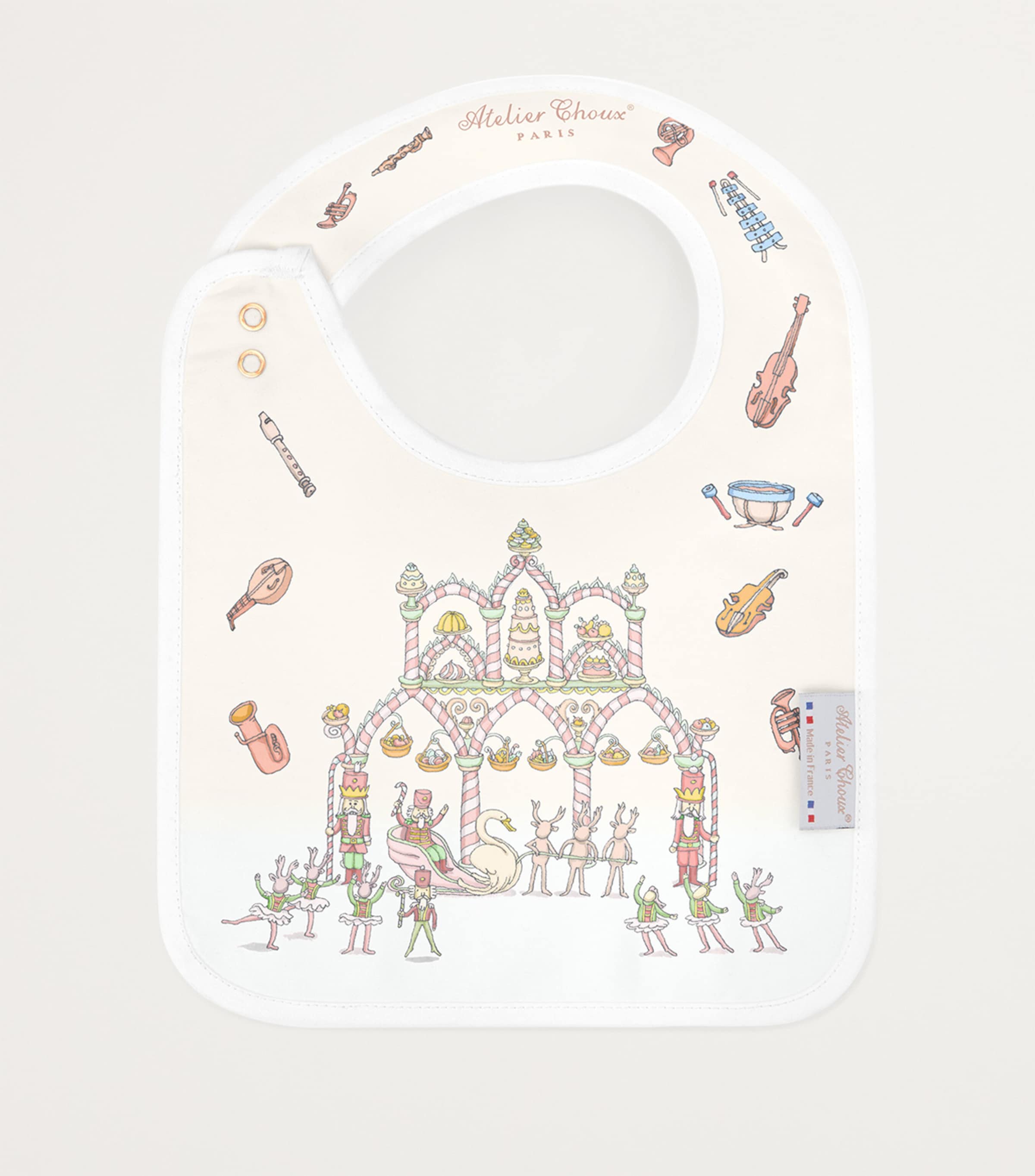 Nutcracker Blanket, Bib and Bag Gift Set NUTCRACKER Image 4