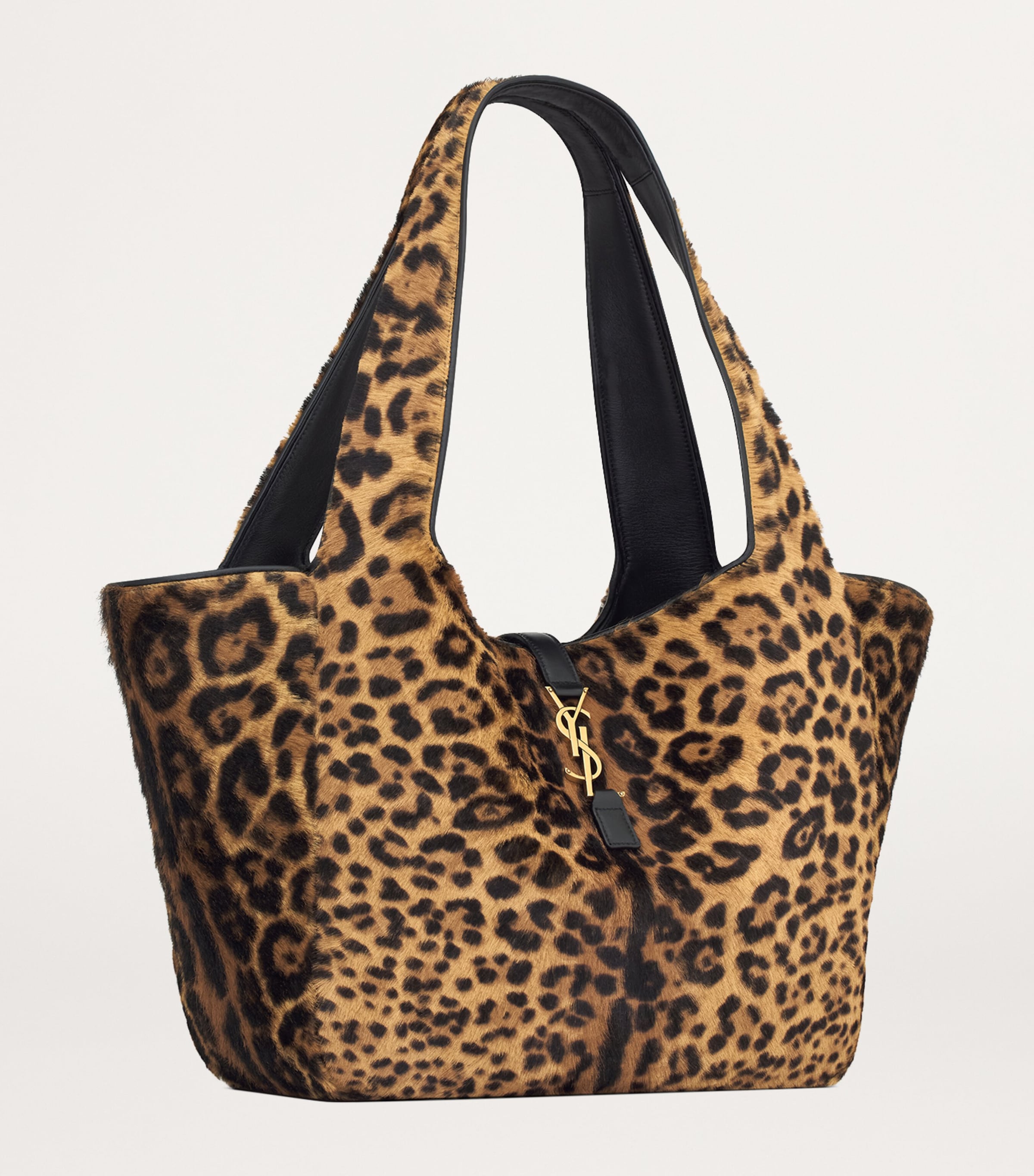 トートバッグ SAINT LAURENT BEA BLACK LEATHER TOTE BAG Saint Laurent Leather Bea Le 5 à Tote Bag | Harrods US