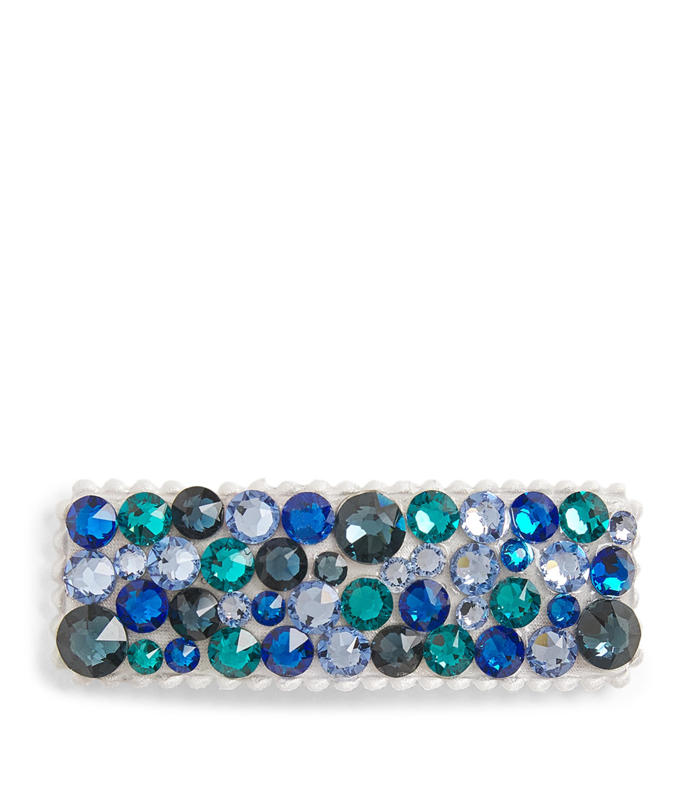 Shop Bari Lynn Satin Crystal-embellished Hairclip