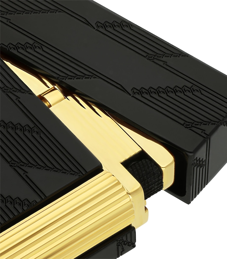 Monogram 1872 Guilloche Ligne 2 Lighter BLACK Image 2