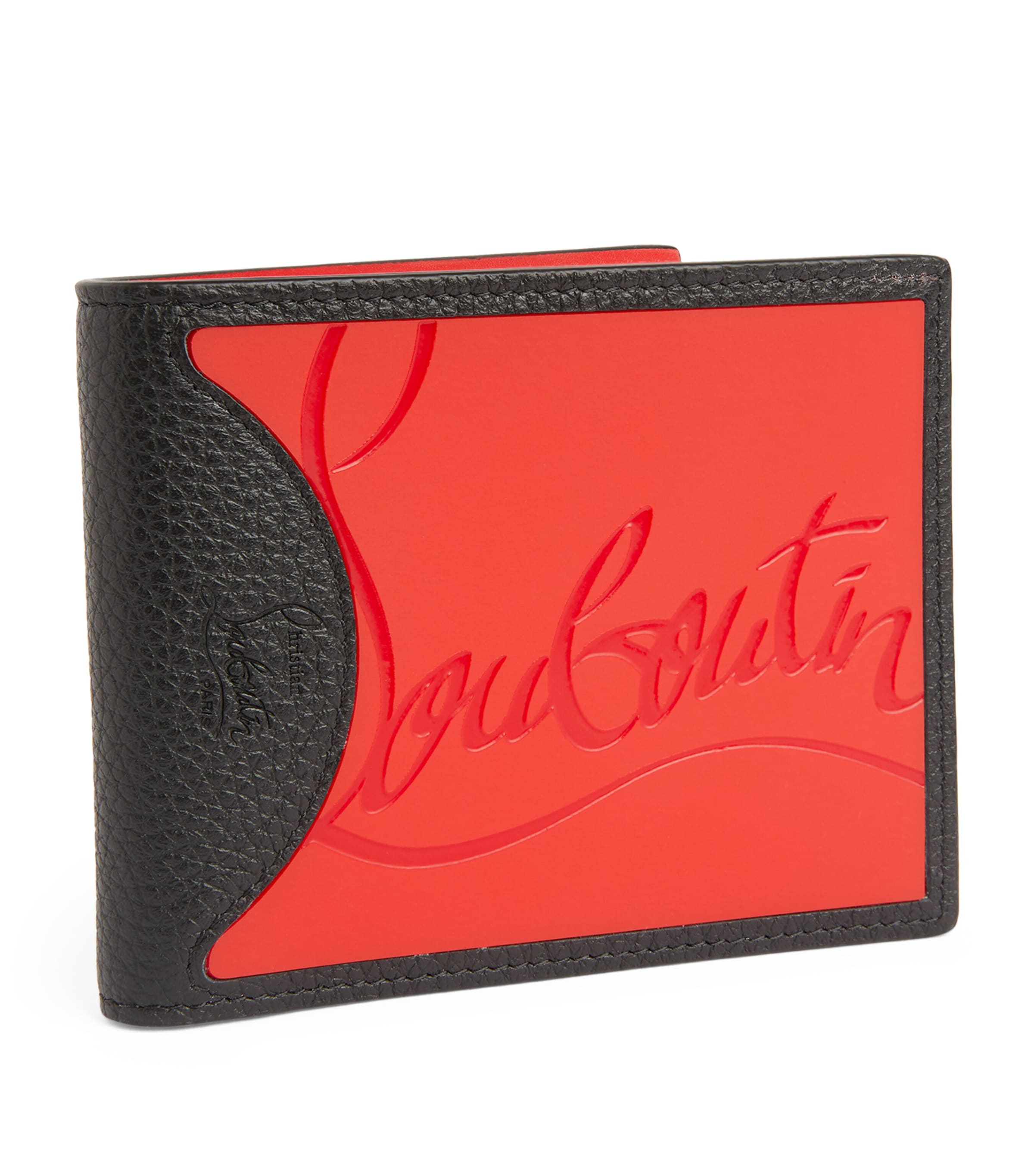 Christian Louboutin Coolcard Leather Wallet In Red