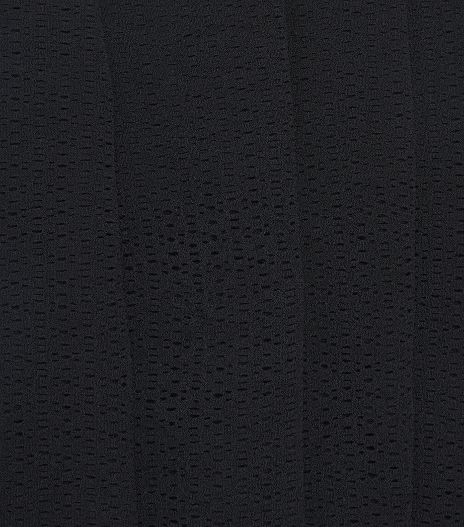 Wolford Womens Daisy Net Midi Skirt Black Image 6