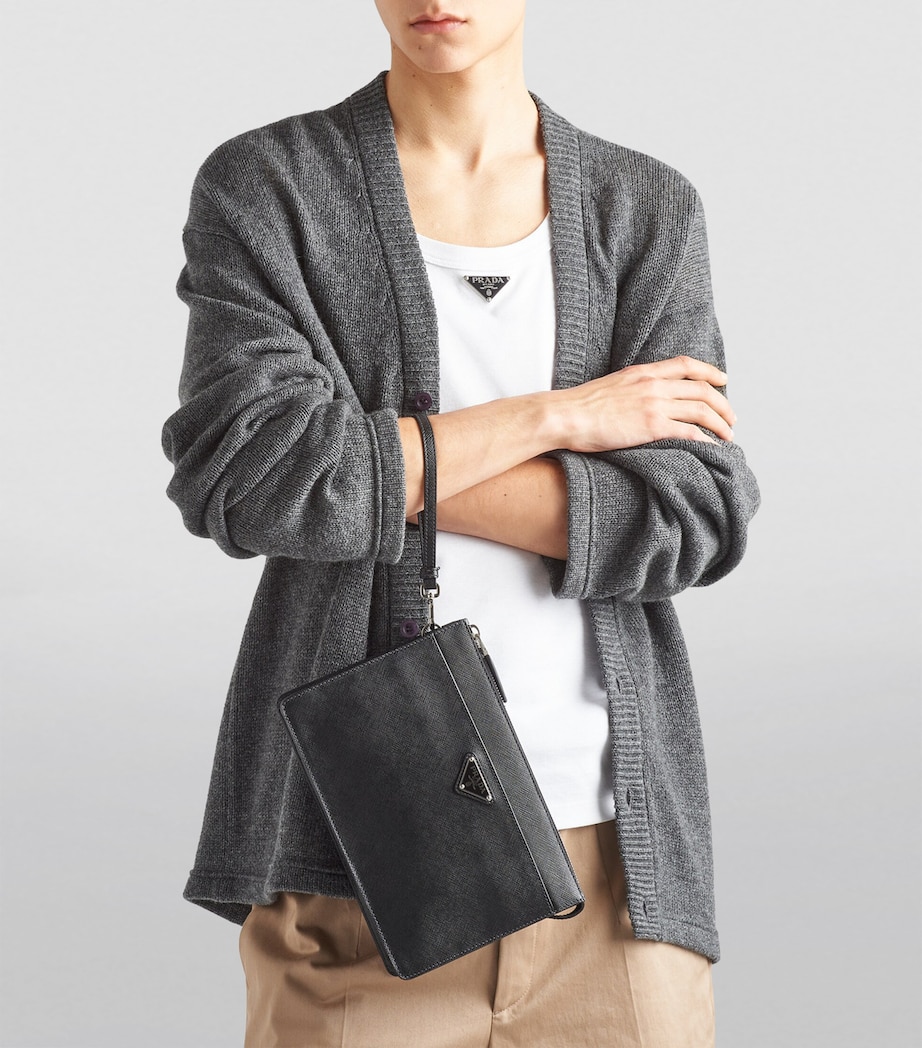 Saffiano Leather Pouch F0002 Image 7