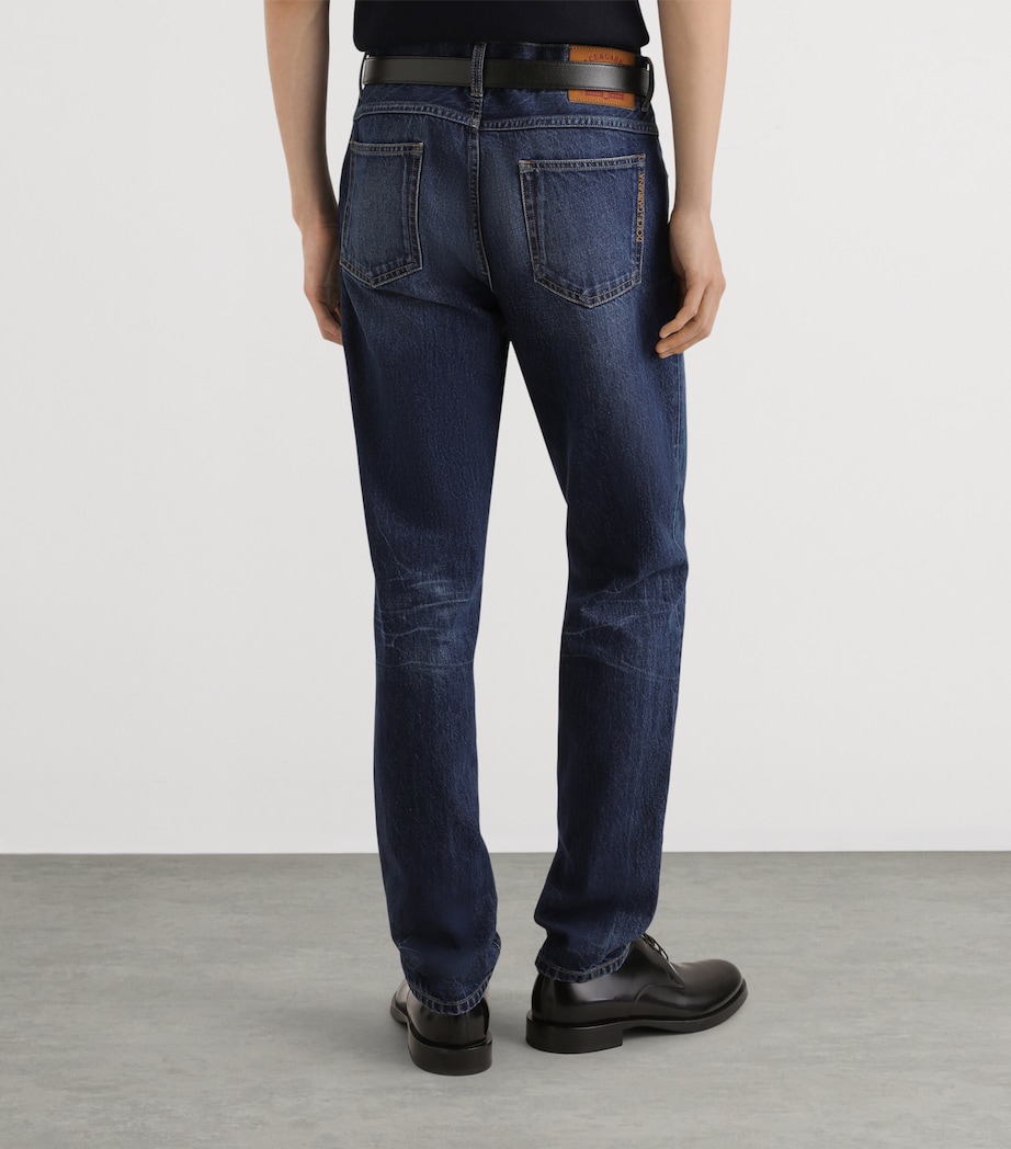 Embroidered Slim Jeans S9001-COMBINED Image 5