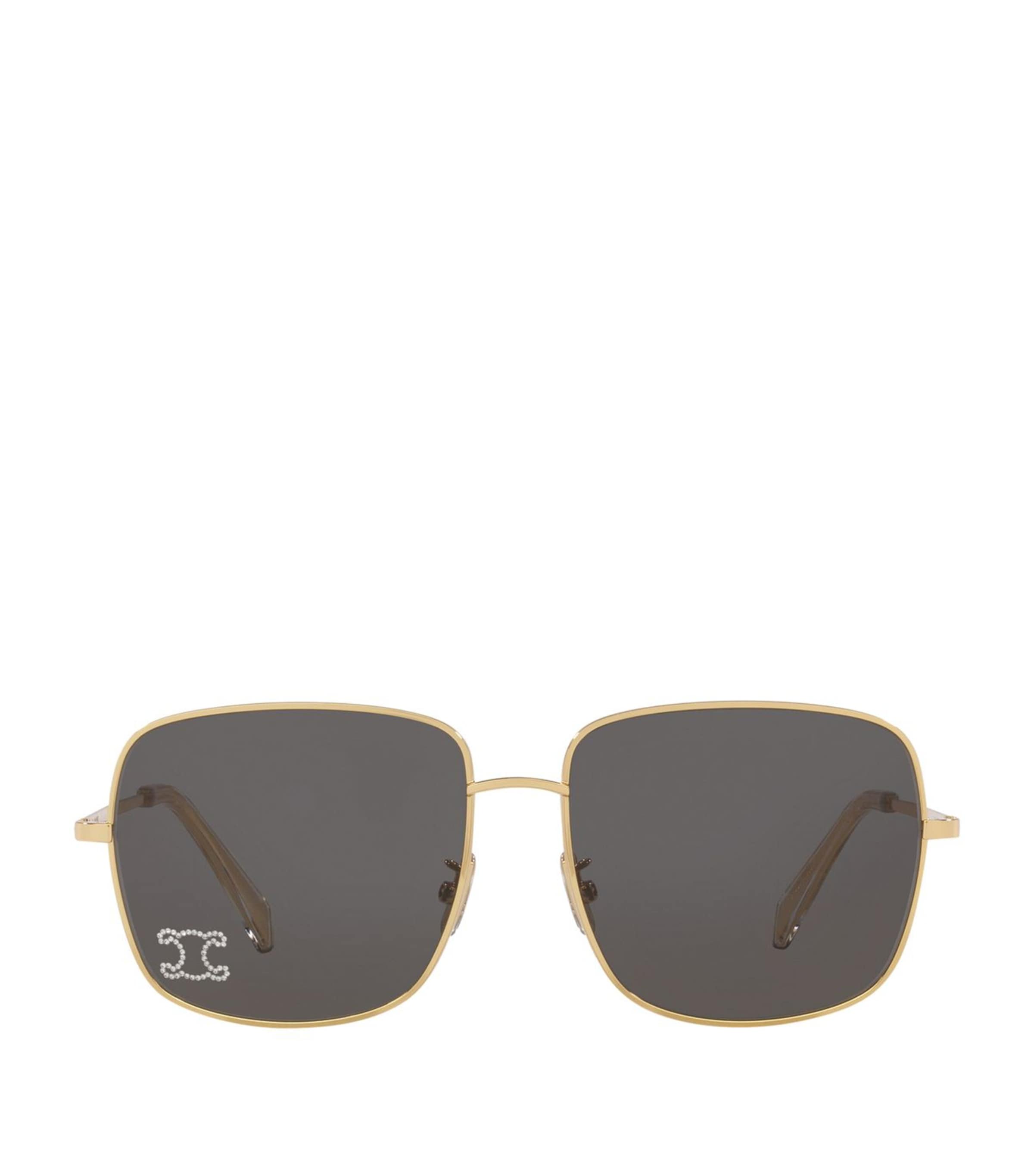 Celine Rhinestone Triomphe Sunglasses Image 1