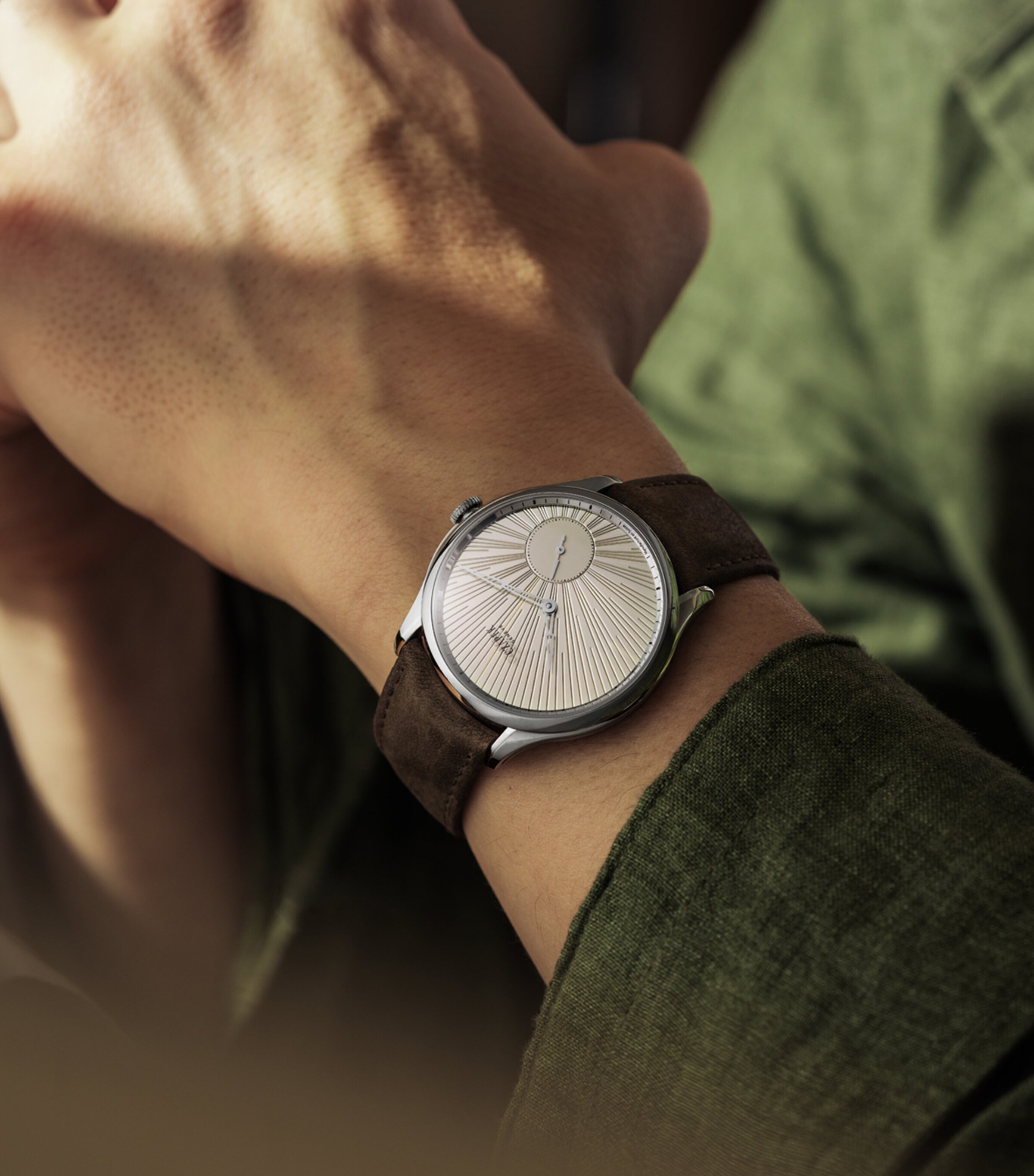 Stainless Steel Promenade Watch 38mm BEIGE Image 3