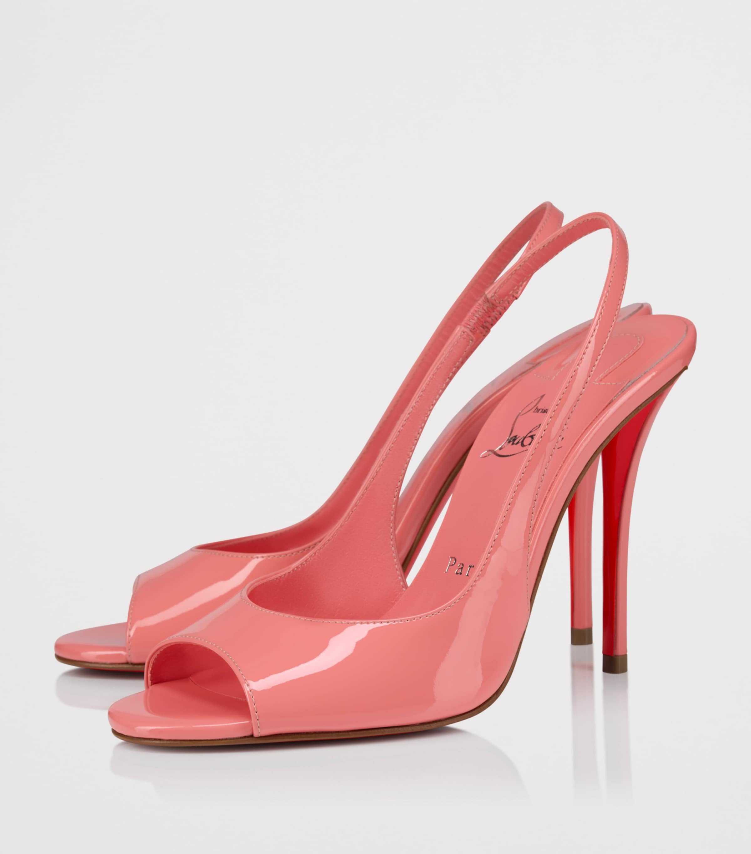 Christian Louboutin Sofia Z Patent Leather Slingback Sandals 100 Image 3