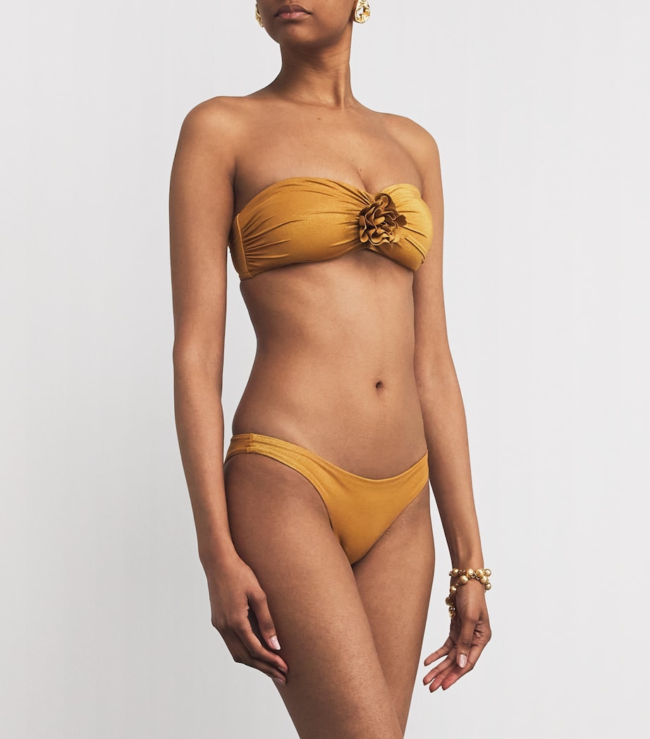 Flower Lucky Bandeau Bikini TOF/TOFFEE Image 2
