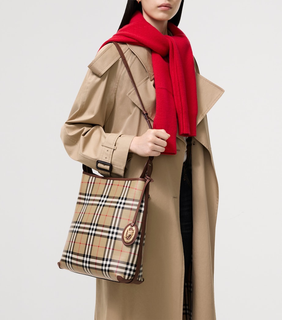 Burberry Small Check Shoulder Bag Archive Beige Image 2