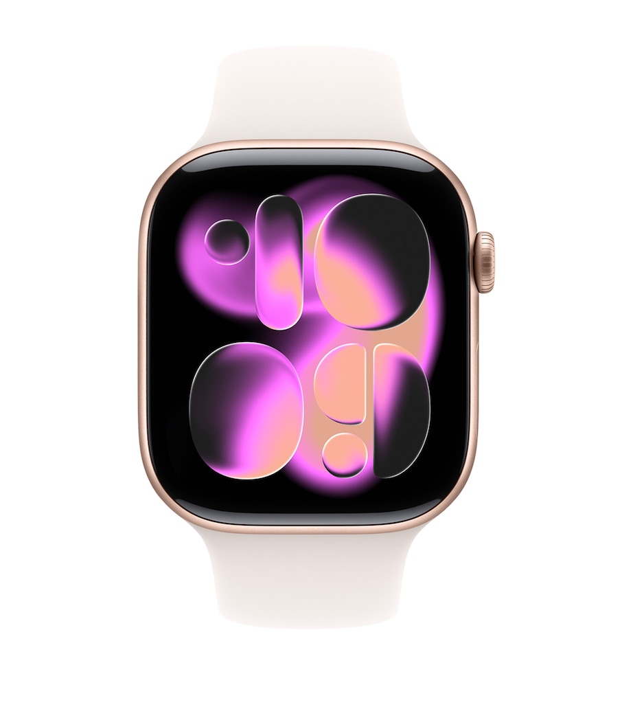Apple Watch Series 11 - Rose Gold Aluminium with Blush Sport Band, 46mm, Small/Medium ROSE GOLD Image 1