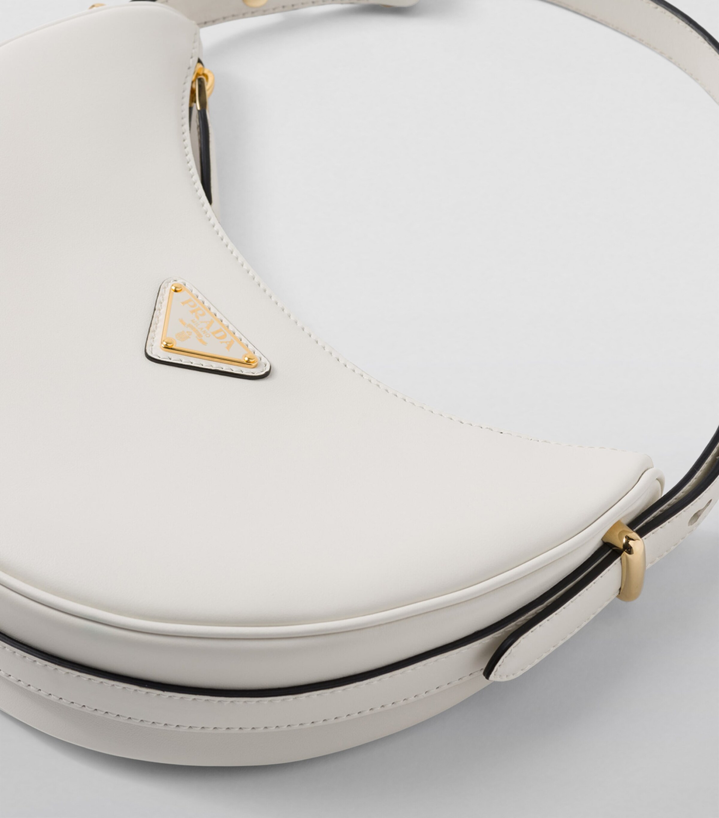 Prada Leather Arqué Shoulder Bag Image 4