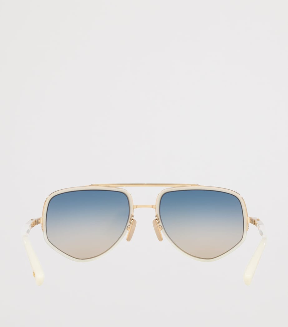 DITA Mach X Pilot Sunglasses White Image 4