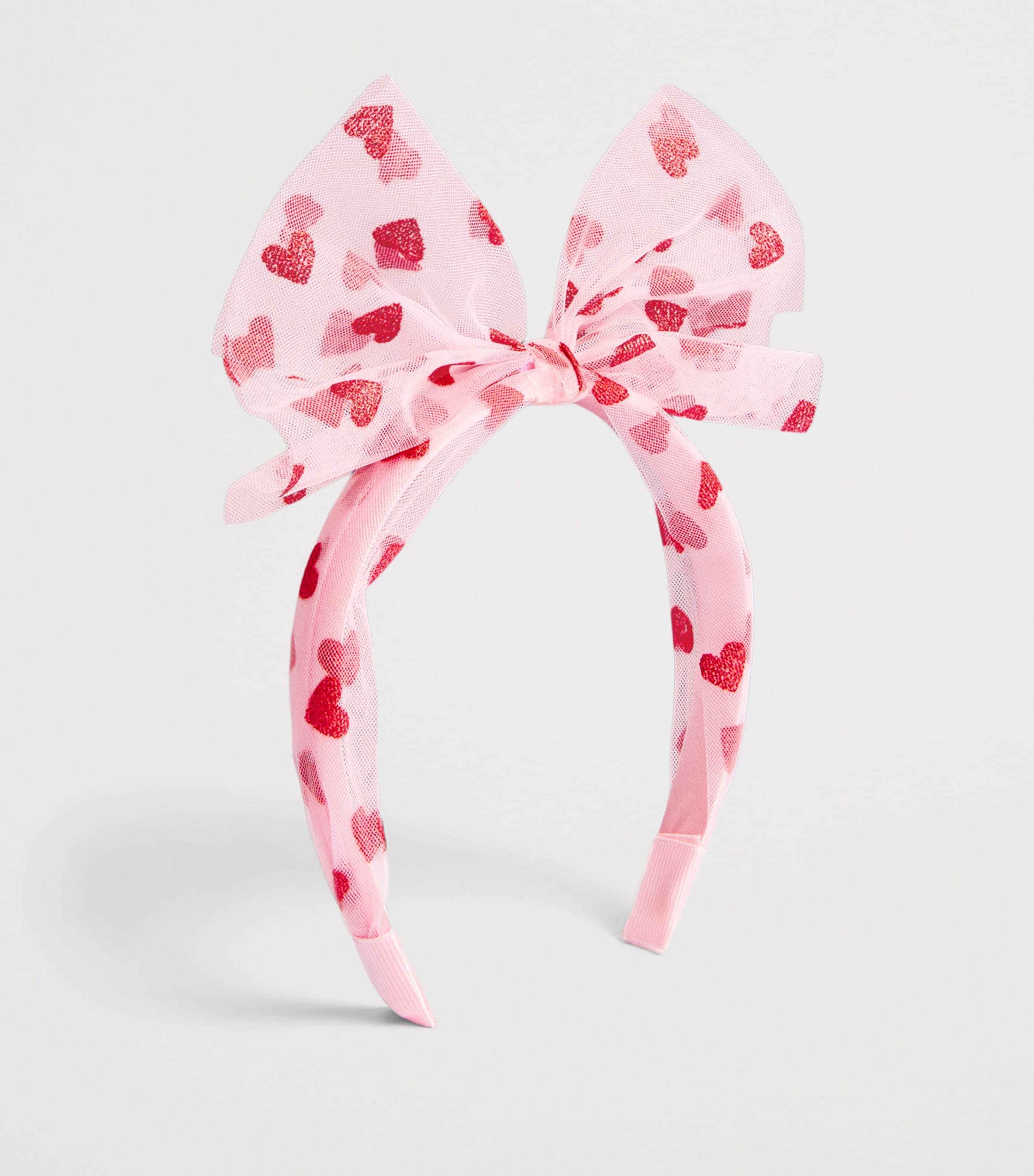 Rockahula Tulle Sweet Hearts Headband Pink Image 2