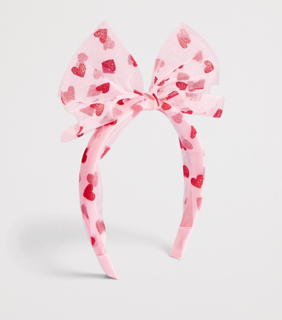 Rockahula Tulle Sweet Hearts Headband Pink Image 2
