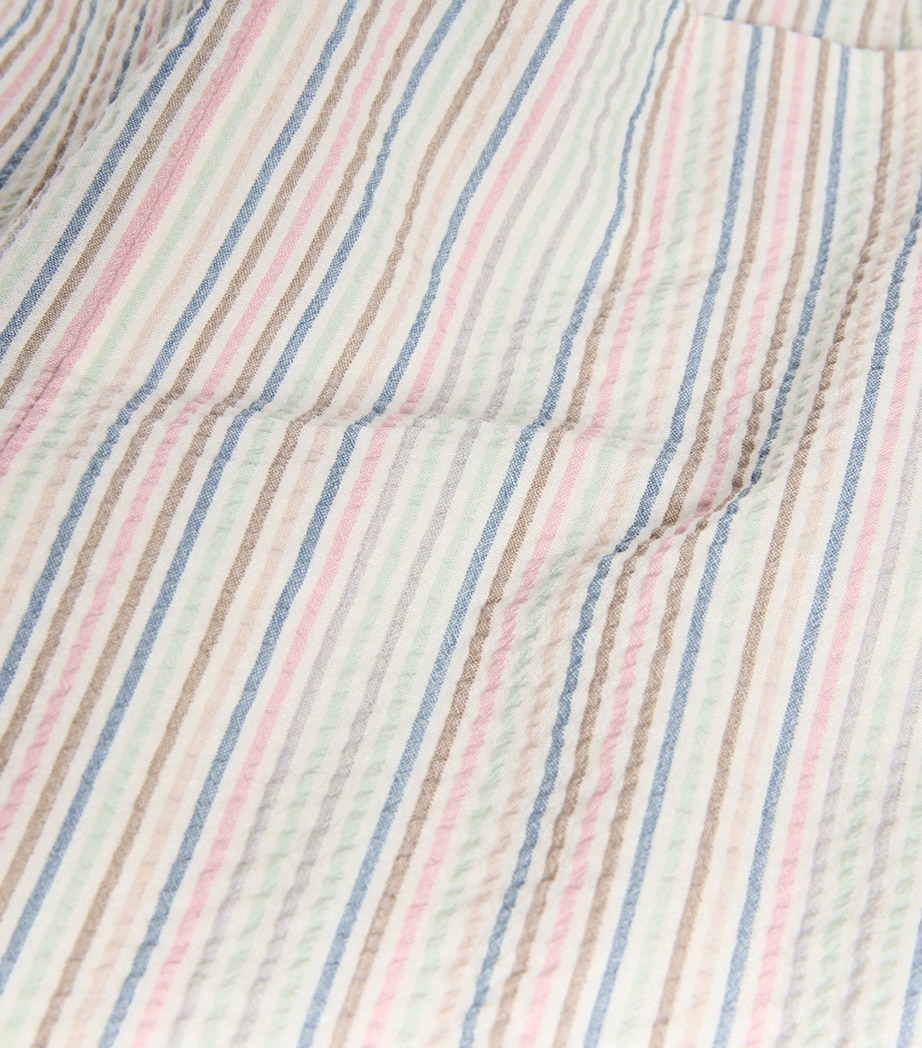 Dunhill Mens Wool-Silk Stripe Cavendish Blazer Image 6