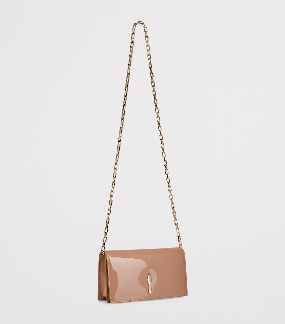 Bettina Patent Leather Clutch Bag CM3T Image 3