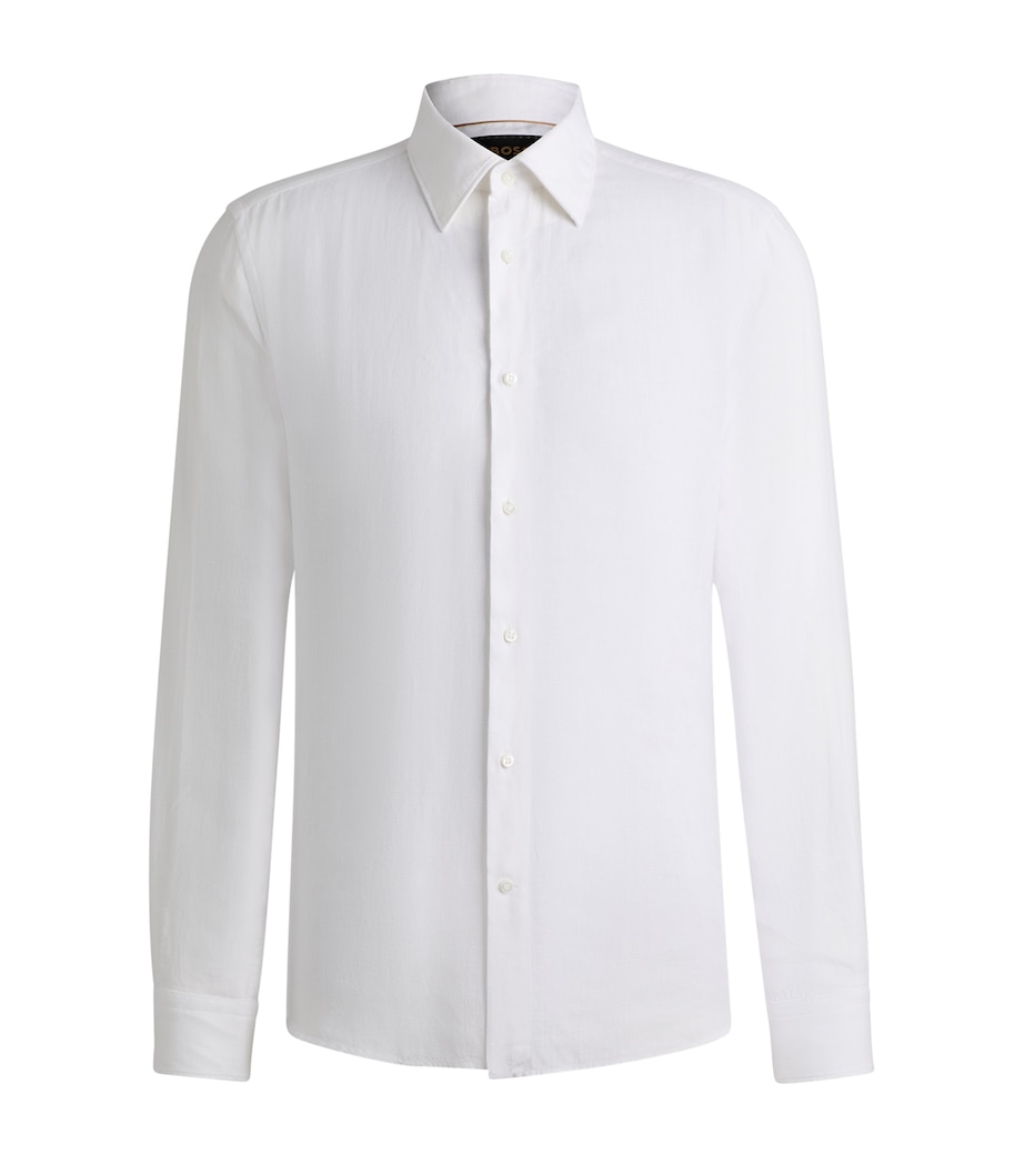 Linen Slim Shirt 100 Image 1