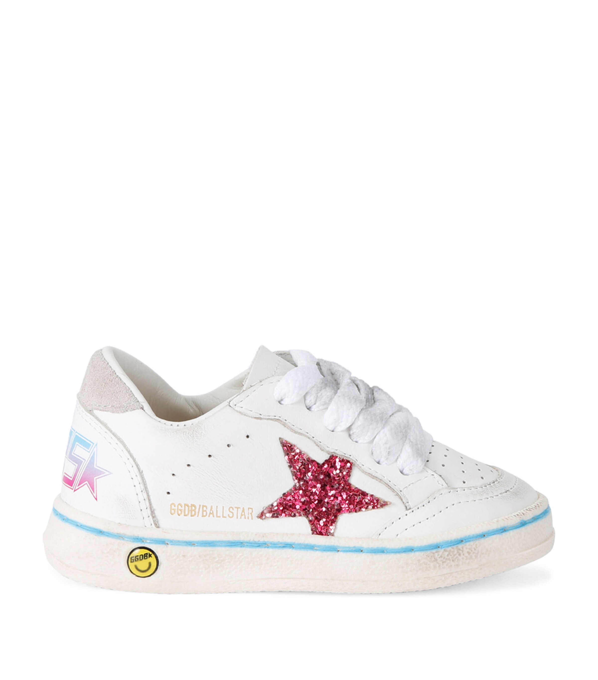Golden Goose Leather Ball Star Sneakers White/comb Image 1