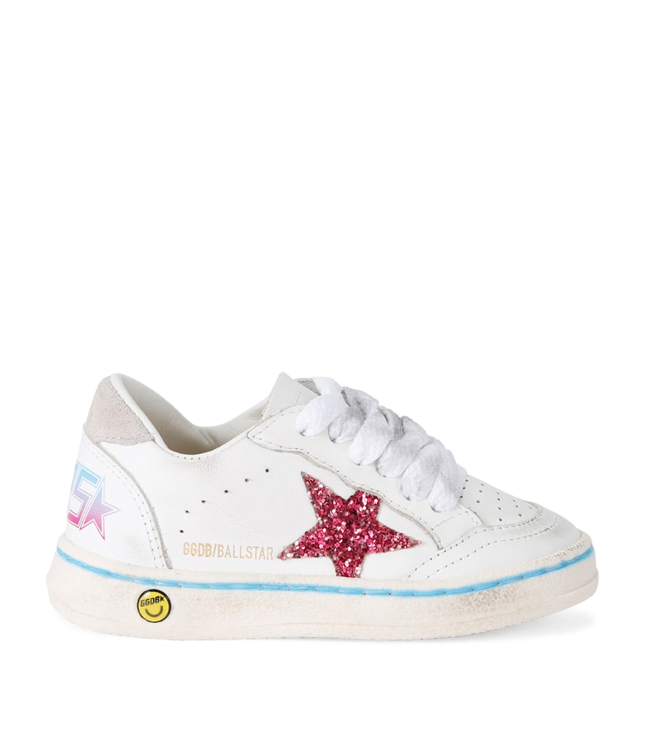 Golden Goose Leather Ball Star Sneakers White/comb Image 1