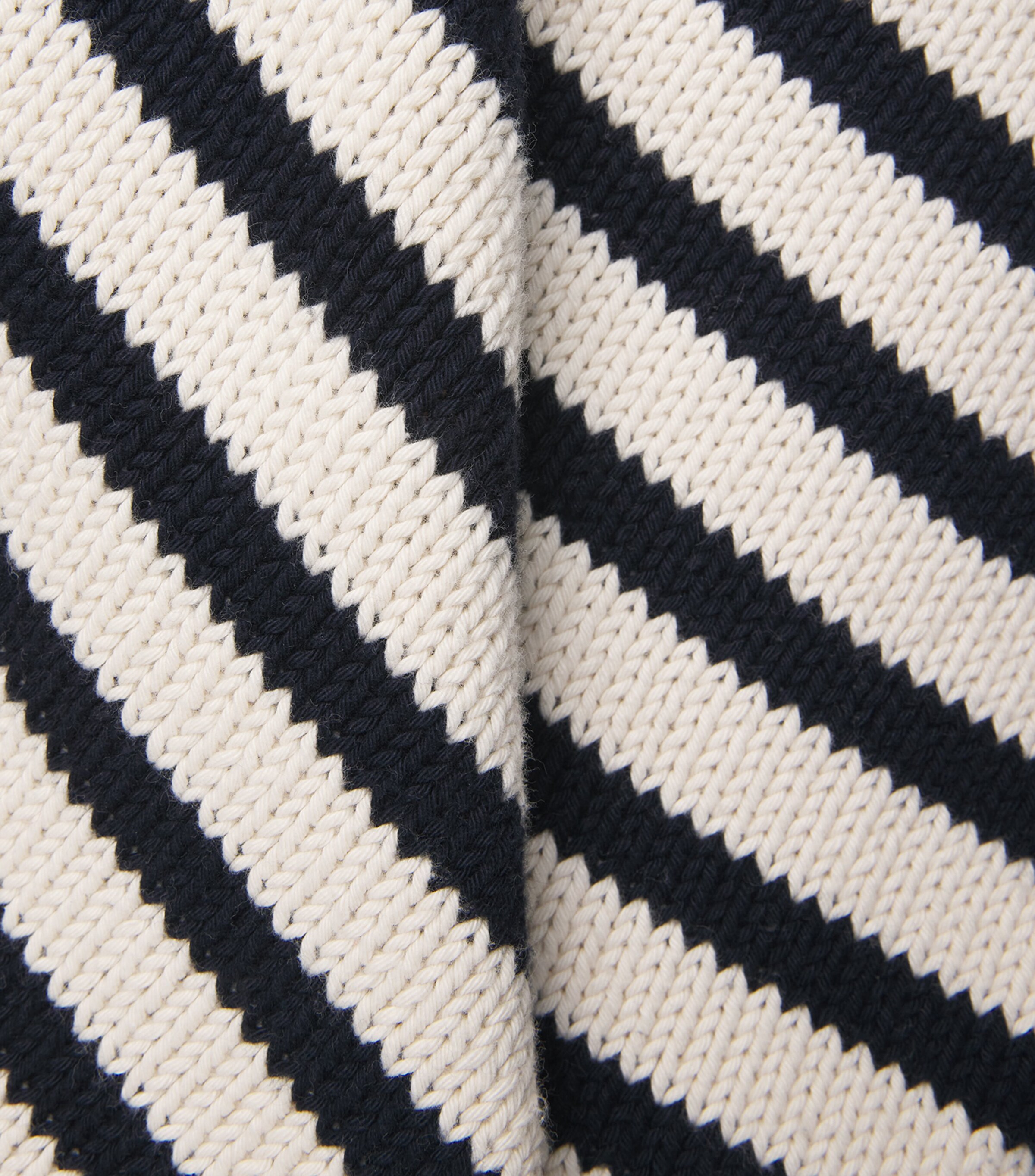 Wool Stripe Mariner Sweater CREAM Image 5