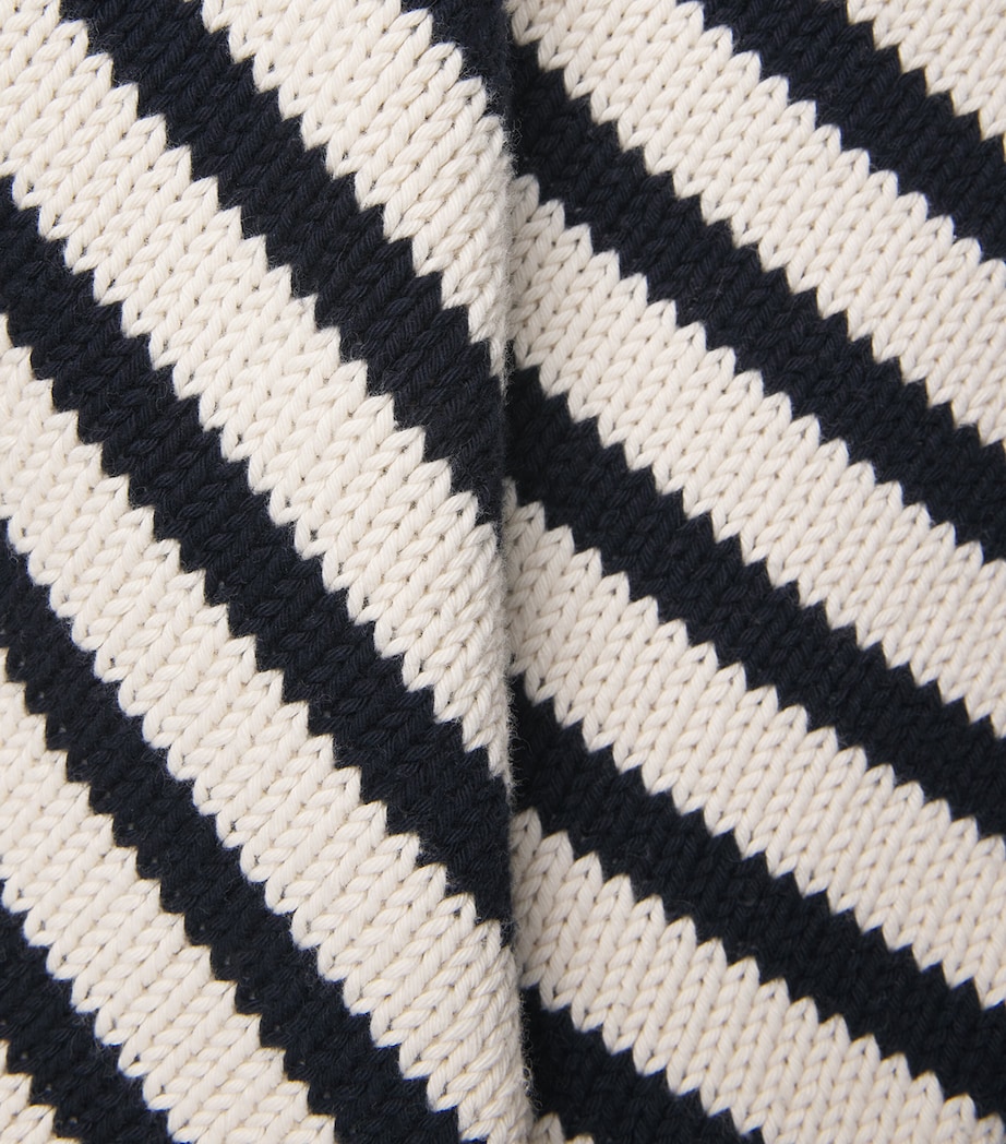 Wool Stripe Mariner Sweater CREAM Image 5