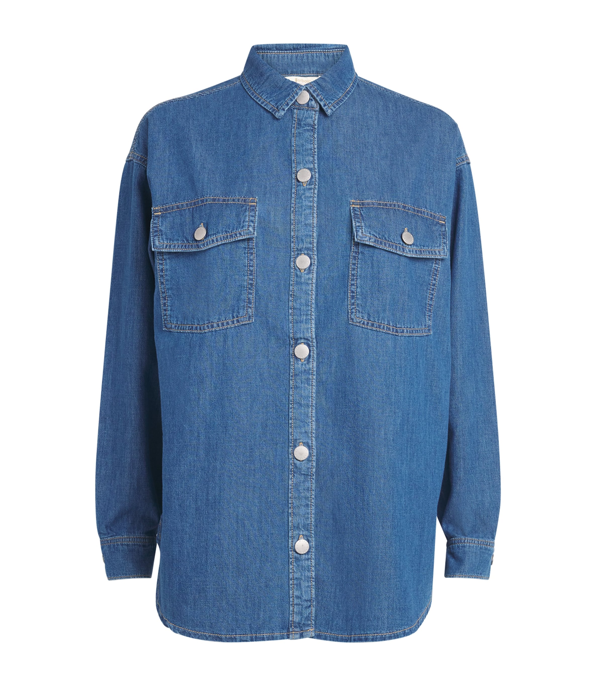 Barbour Woodrow Denim Shirt In Blue